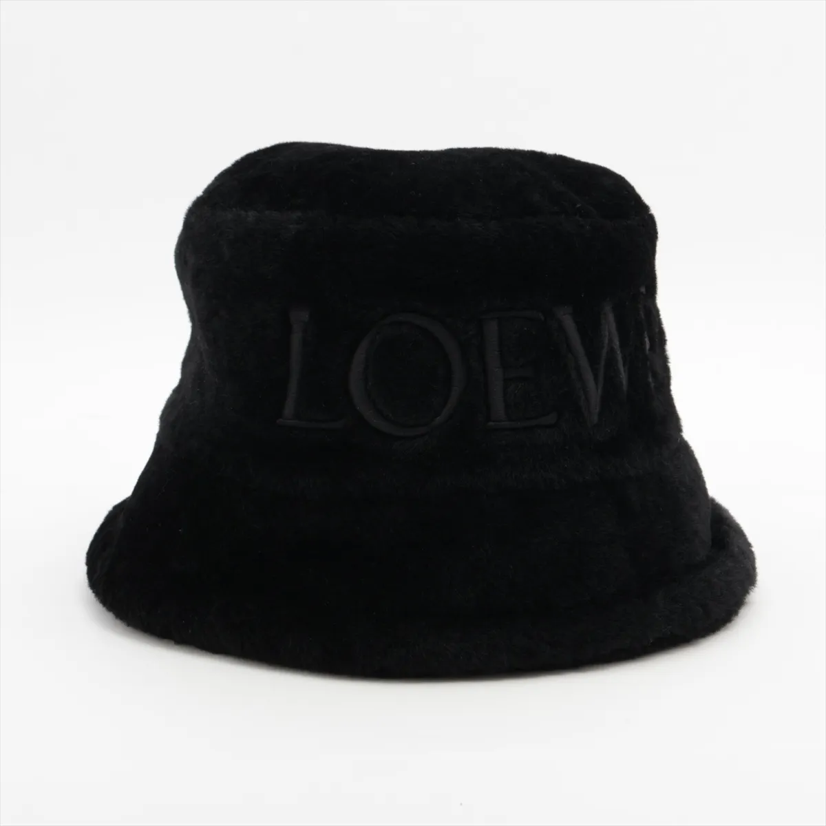 Logo Hat 57 Shearling Black — view 2