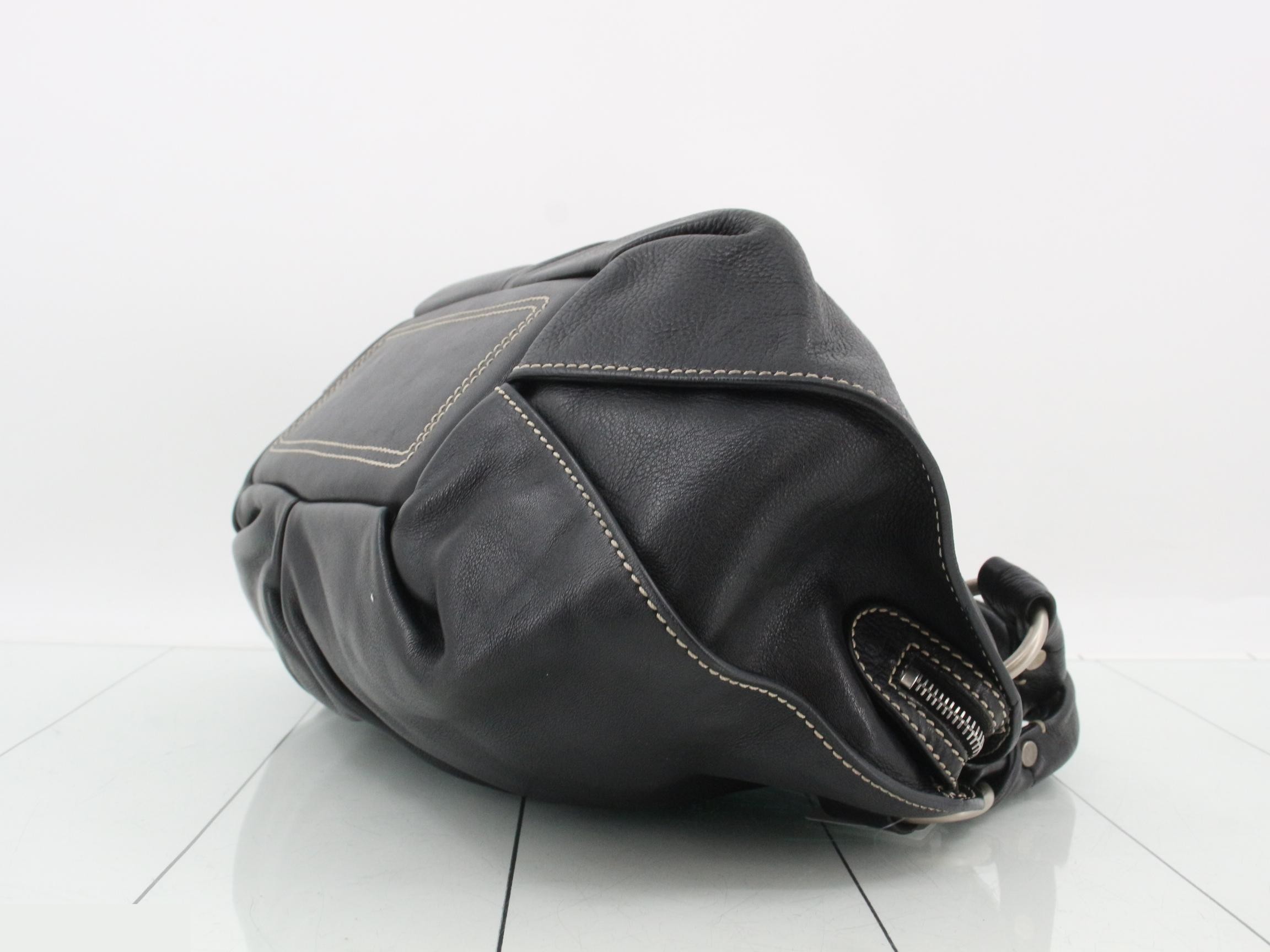 Bittersweet Tote Bag, Leather, Black — view 6