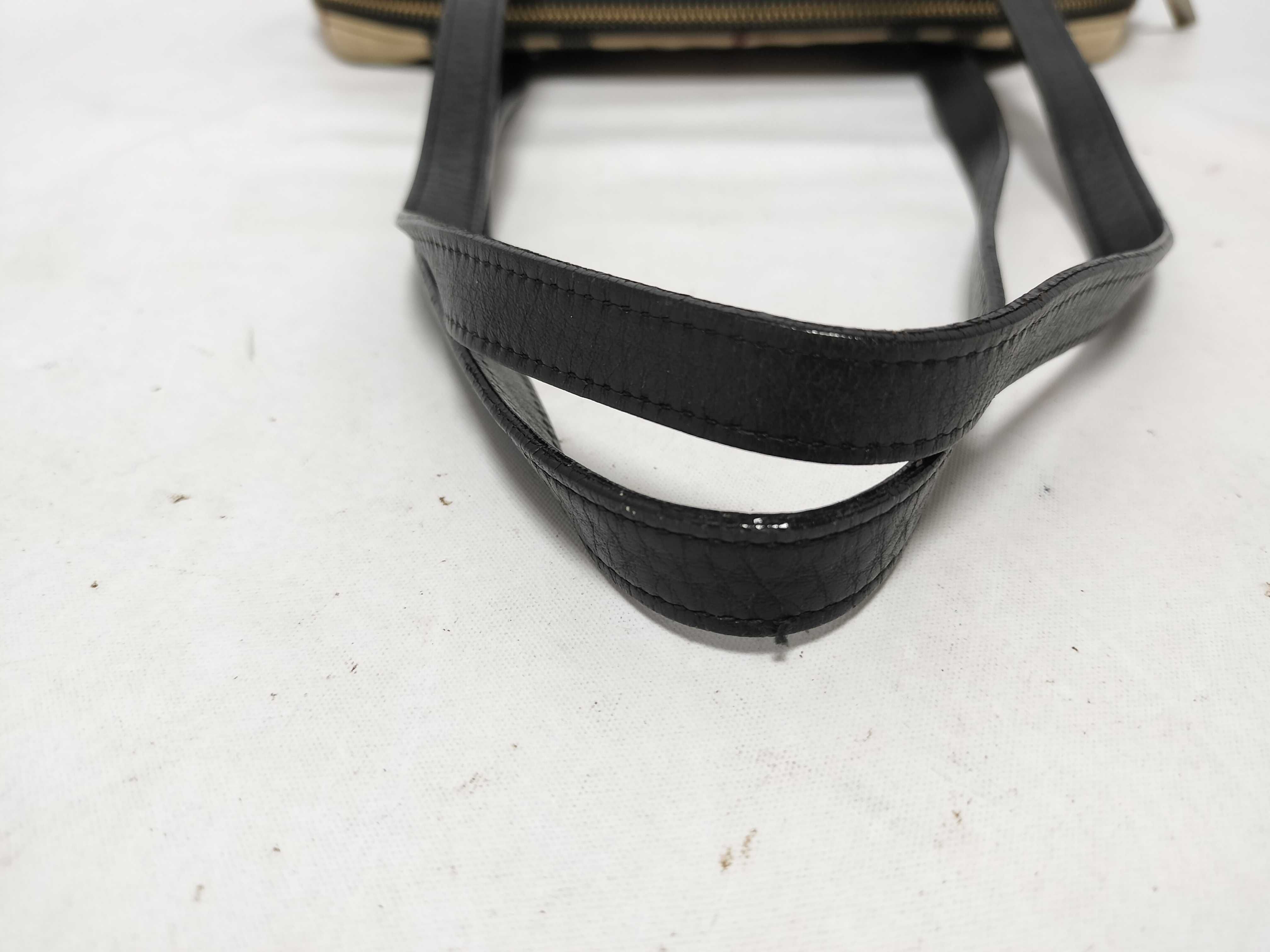 handbag, beige check pattern — view 4