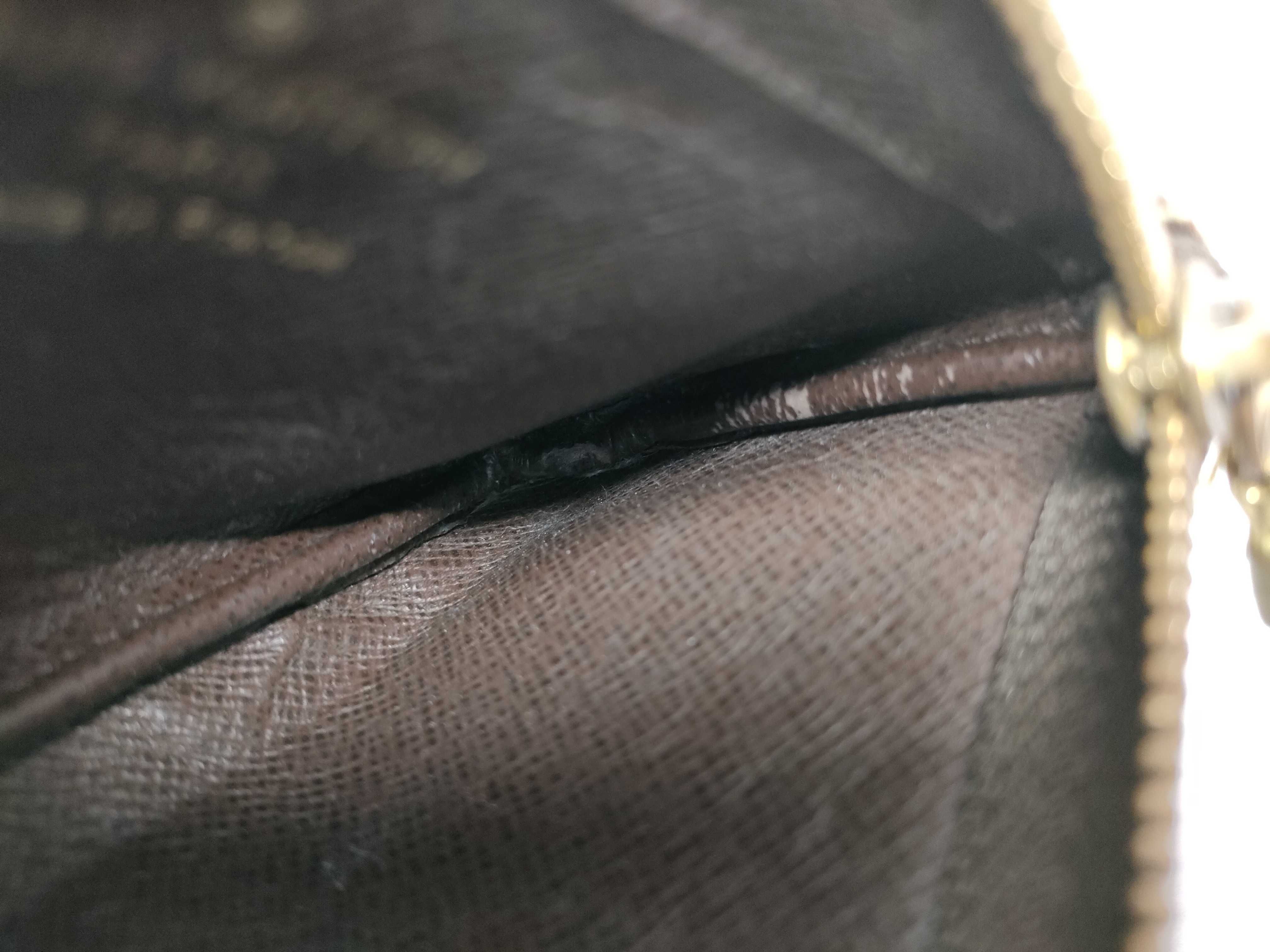 Monogram Mini Lin Pochette Clé Brown Coin Case — view 10