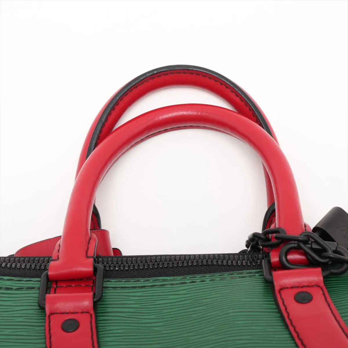 Epi Keepall Bandoulière 50 M55571 Green x Blue x Red — view 6