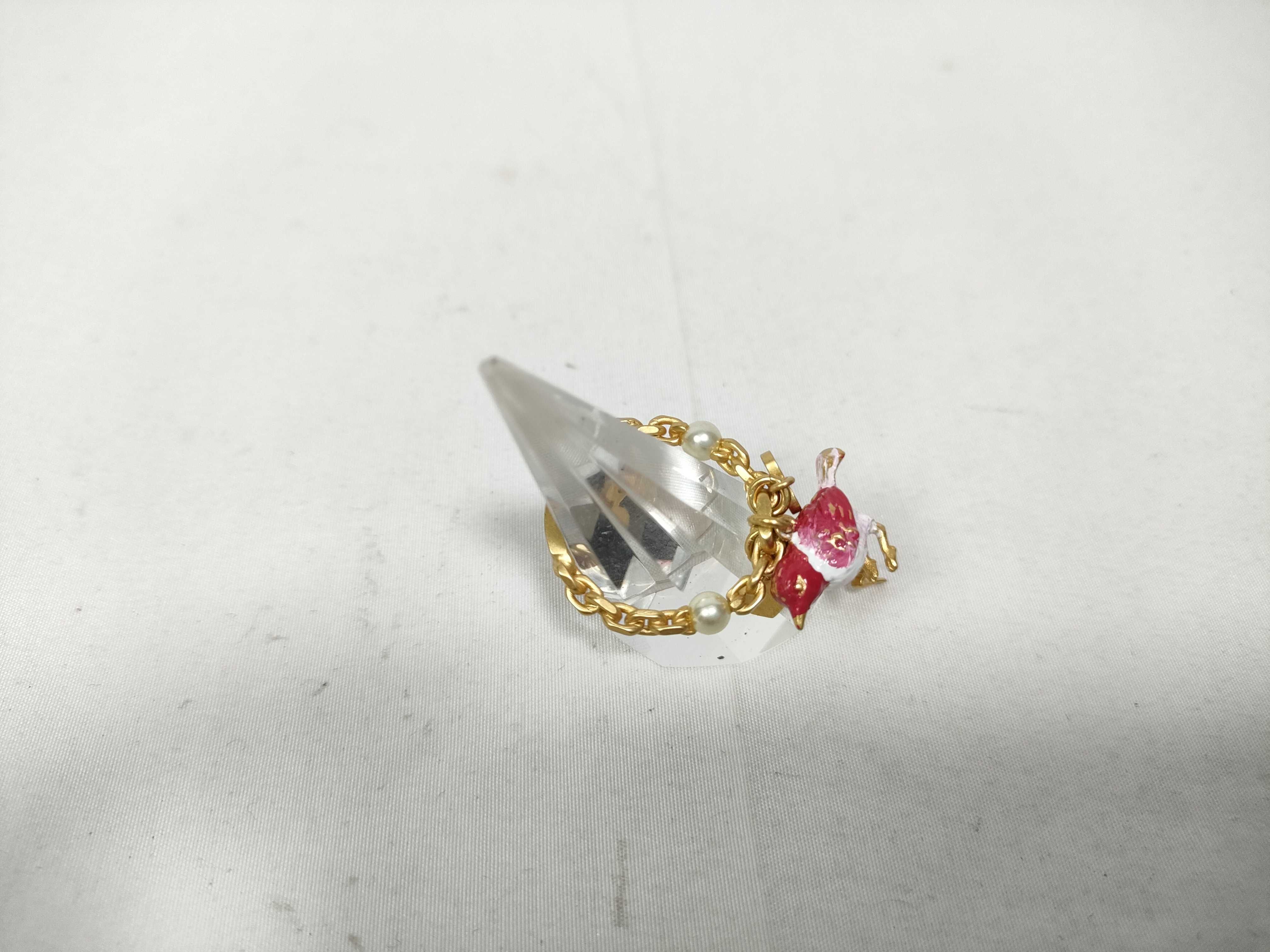 Bird Charm Pearl Ring, Size M — view 3