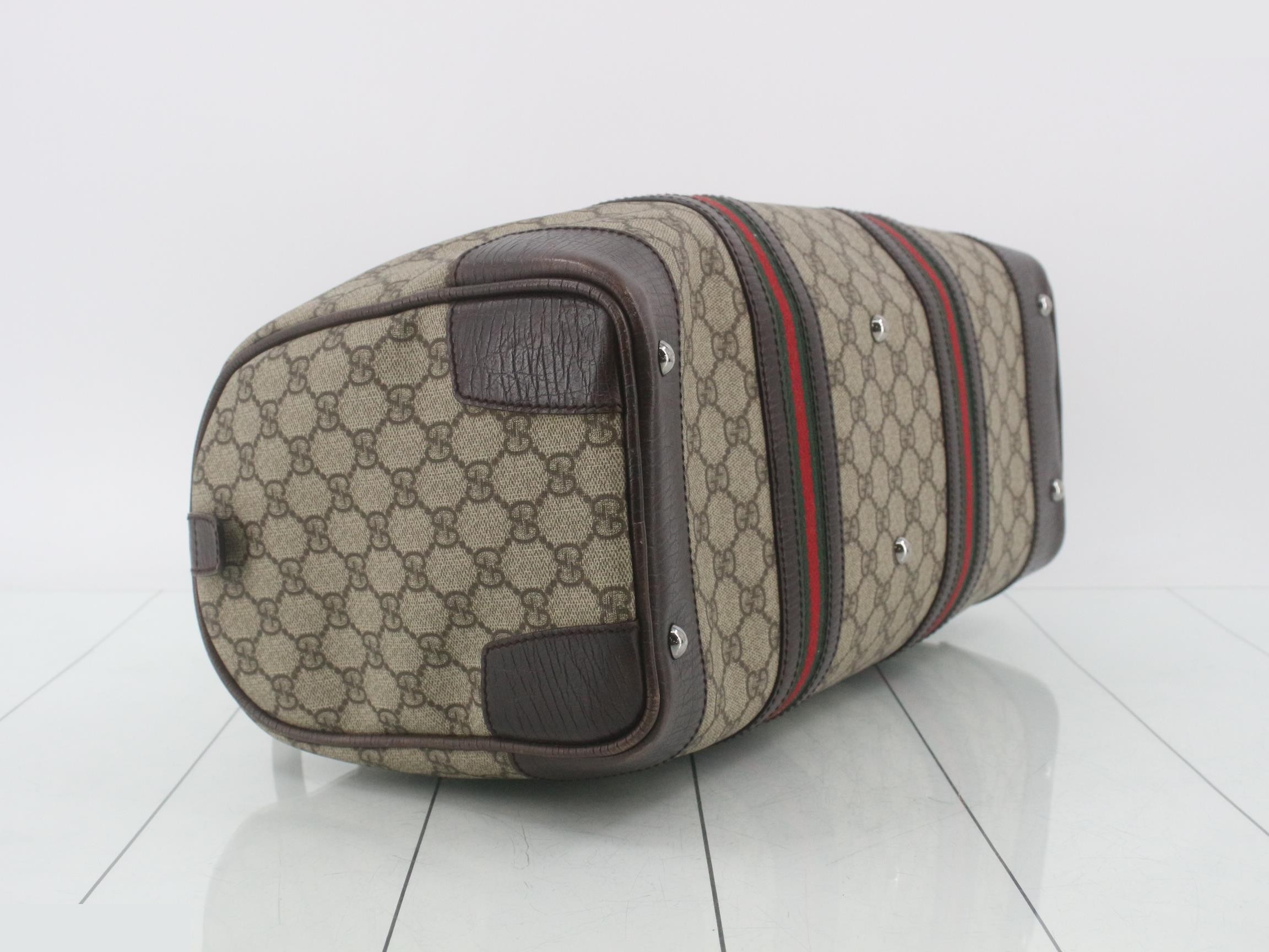 GG Supreme Sherry Boston Bag — view 5