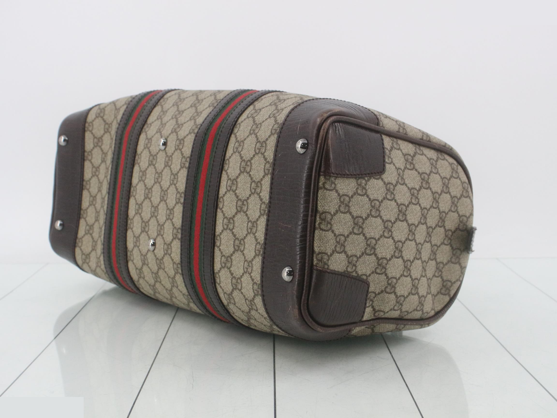 GG Supreme Sherry Boston Bag — view 6