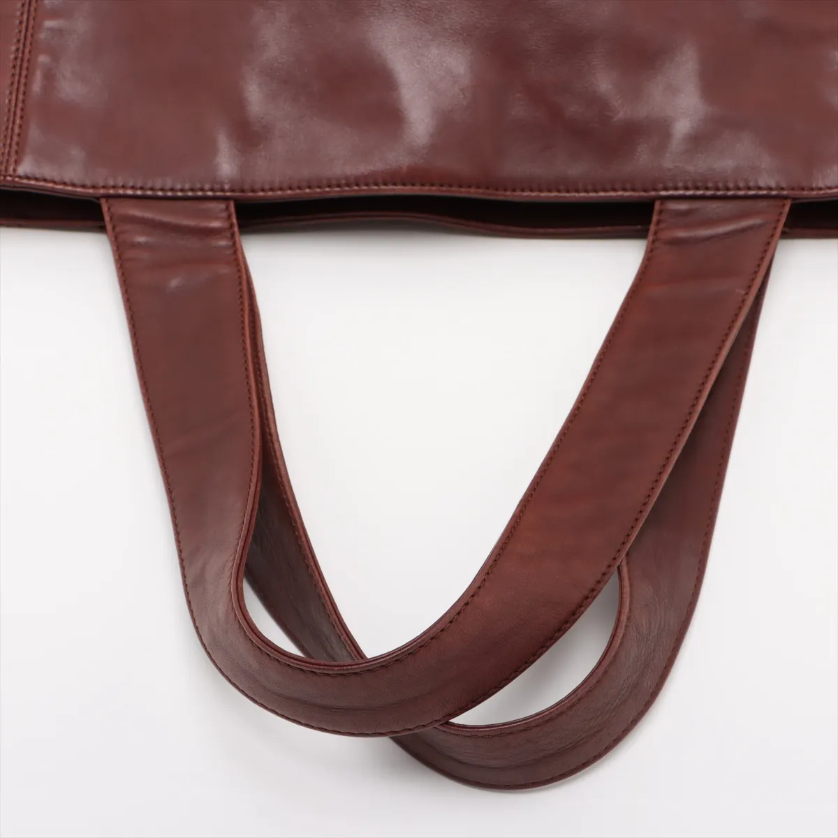 Coco Mark Lambskin Tote Bag, Brown with Brown Hardware, 5068155 (Serial Number 5) — view 5