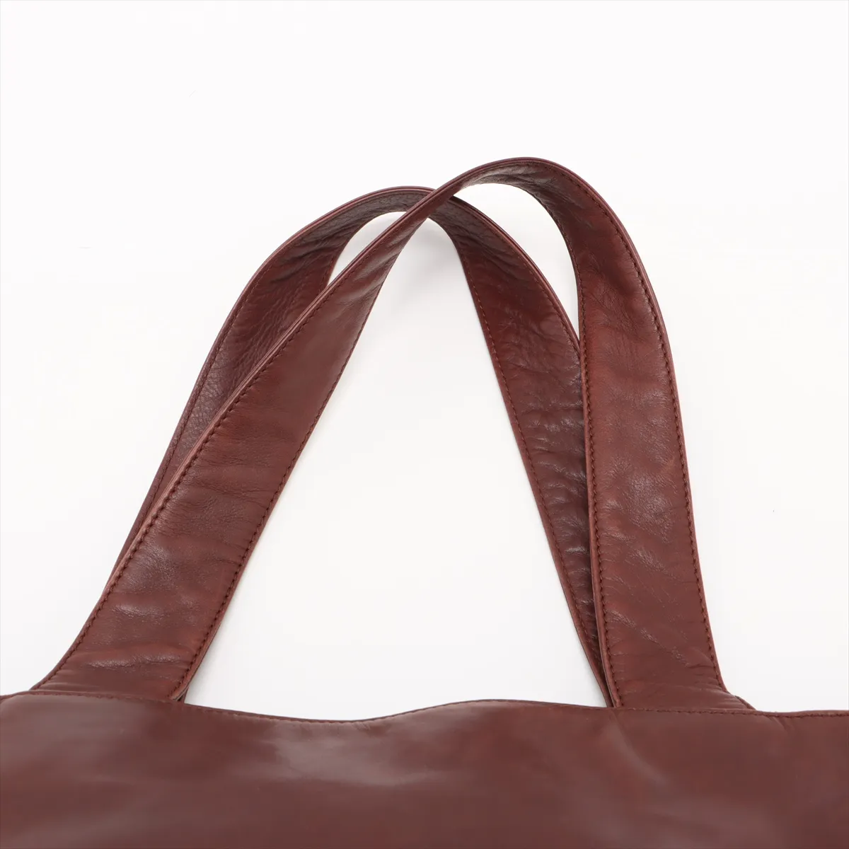 Coco Mark Lambskin Tote Bag, Brown with Brown Hardware, 5068155 (Serial Number 5) — view 6