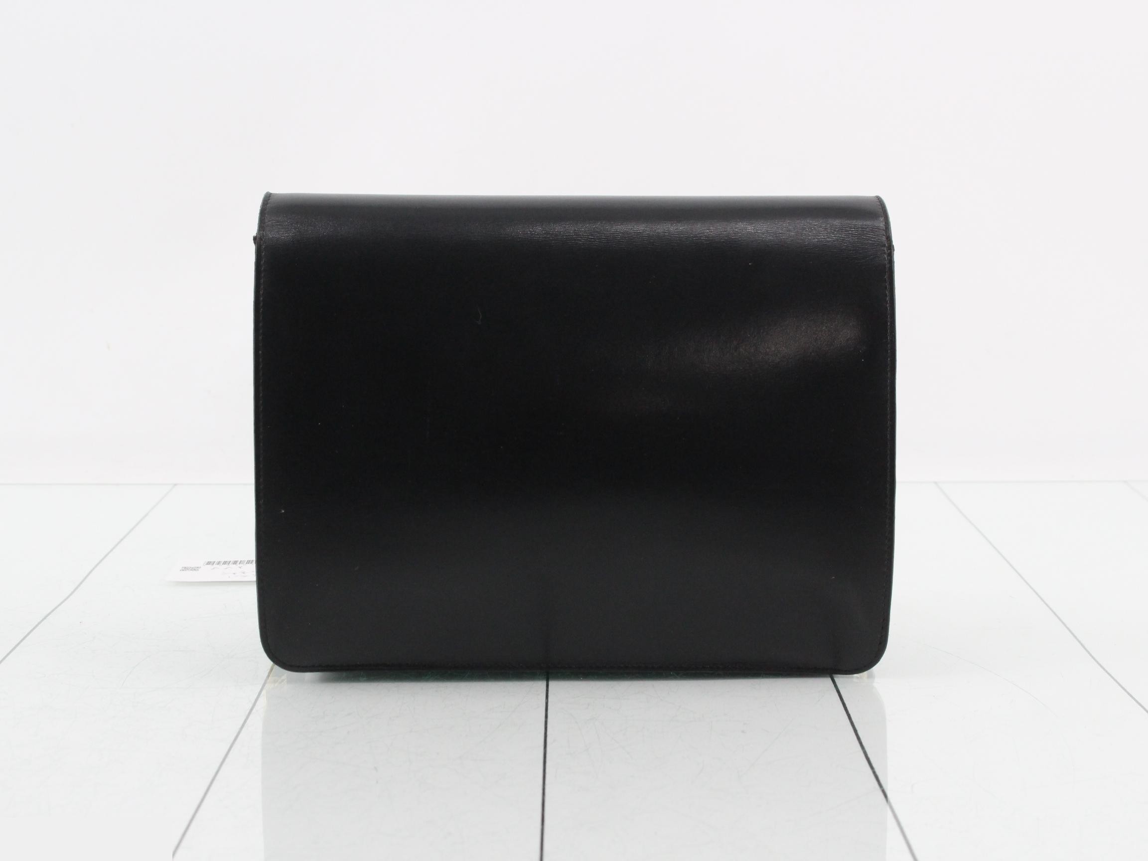 Leather chain shoulder bag — view 2