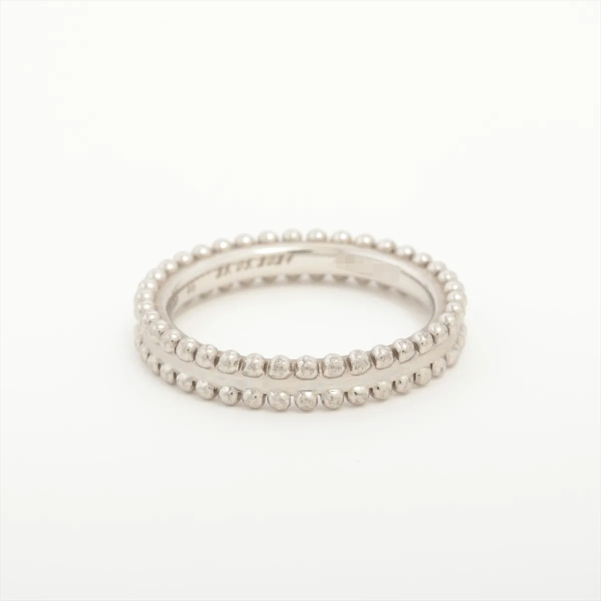 Ester Marriage Ring, Pt950, 4.2g, Size 46, Name Engraved, JB512110, Distortion — view 2