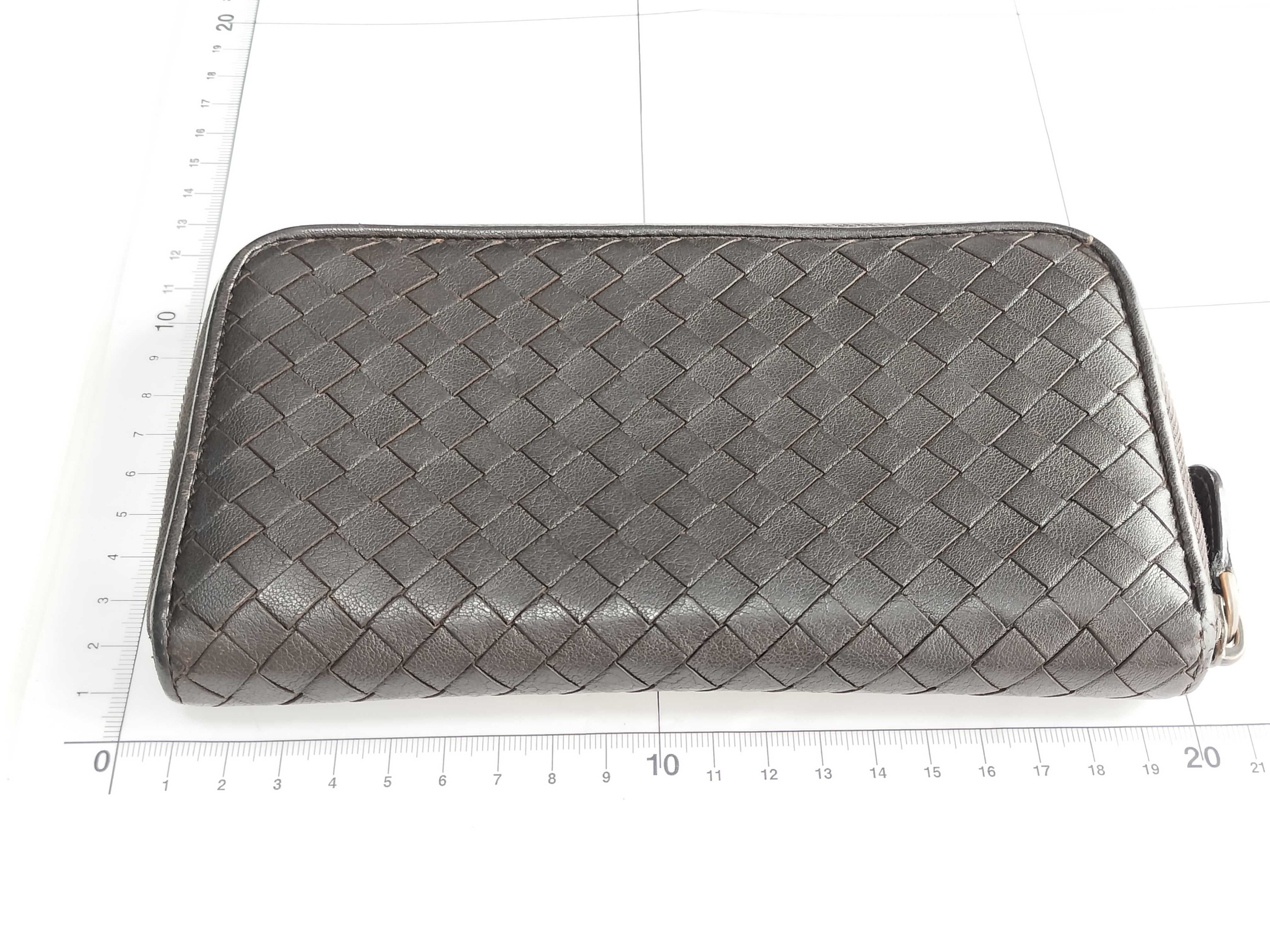 Intrecciato Wallet, Round Zip Long Wallet — view 2