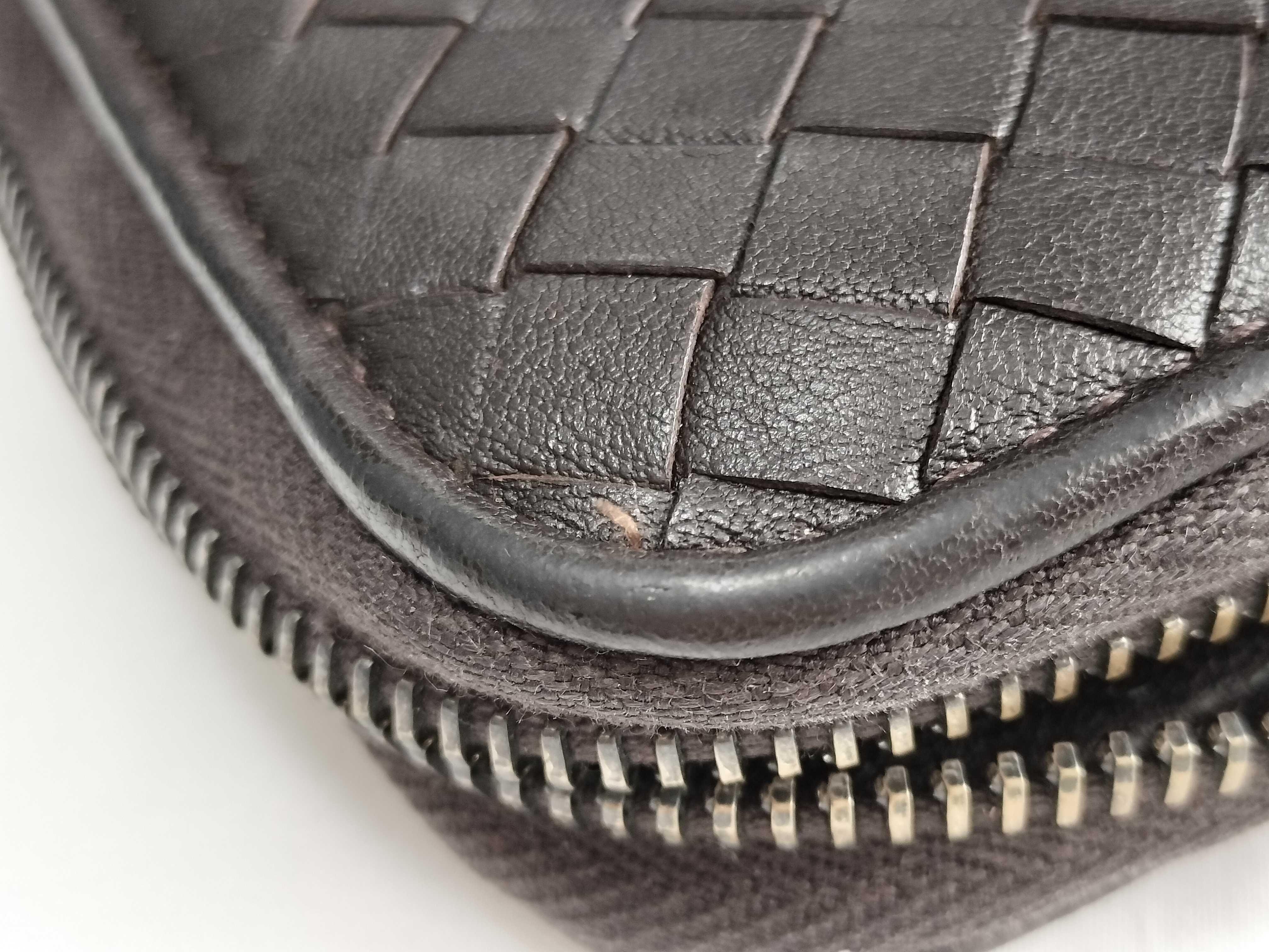 Intrecciato Wallet, Round Zip Long Wallet — view 15