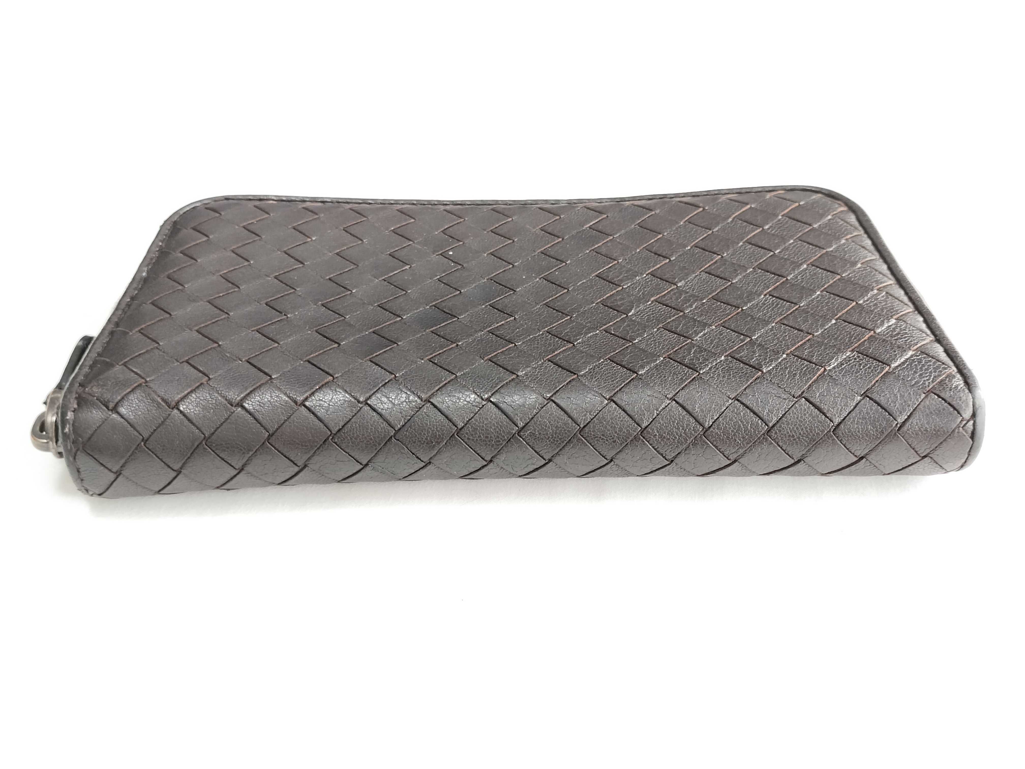 Intrecciato Wallet, Round Zip Long Wallet — view 4