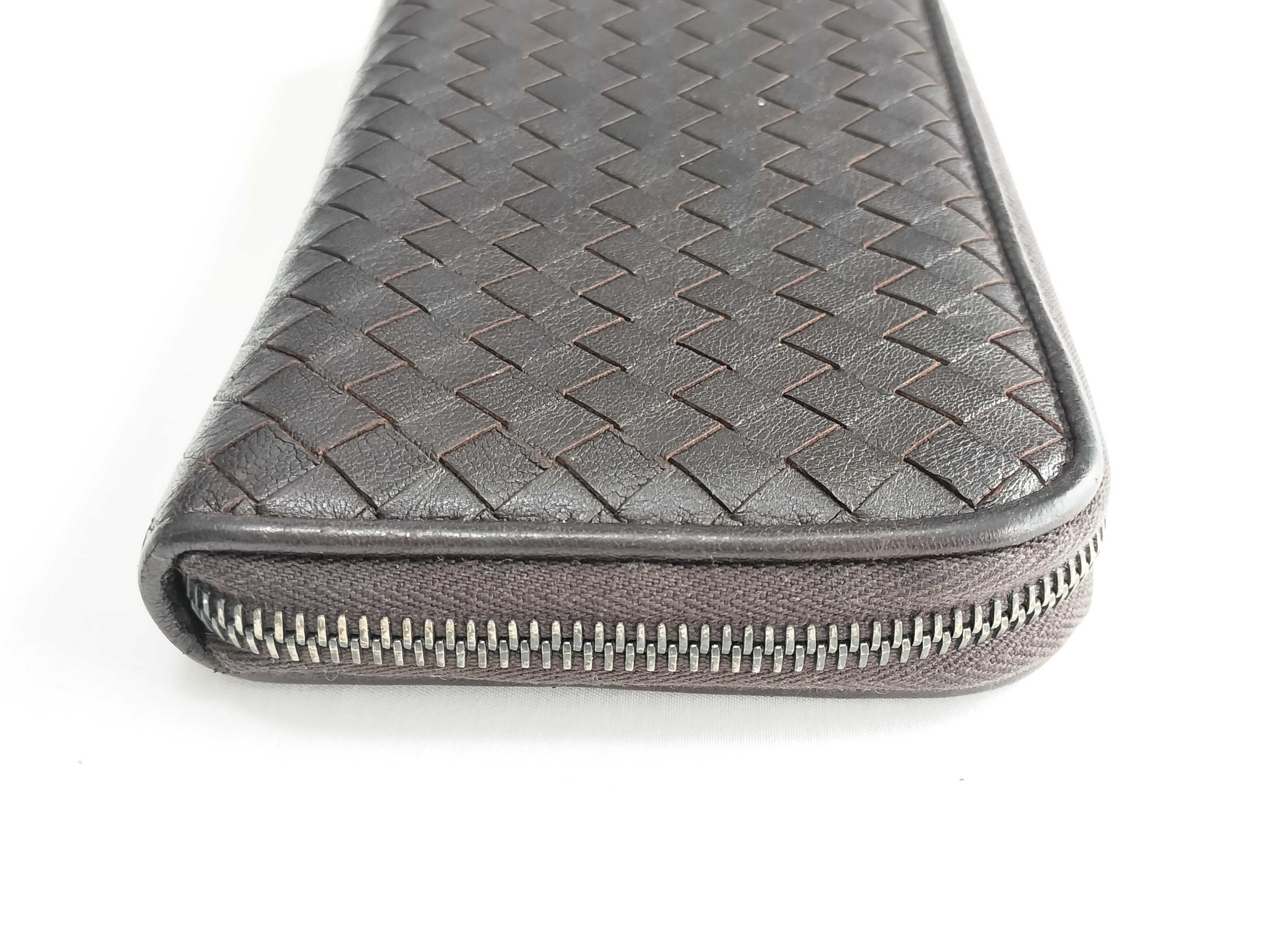 Intrecciato Wallet, Round Zip Long Wallet — view 5