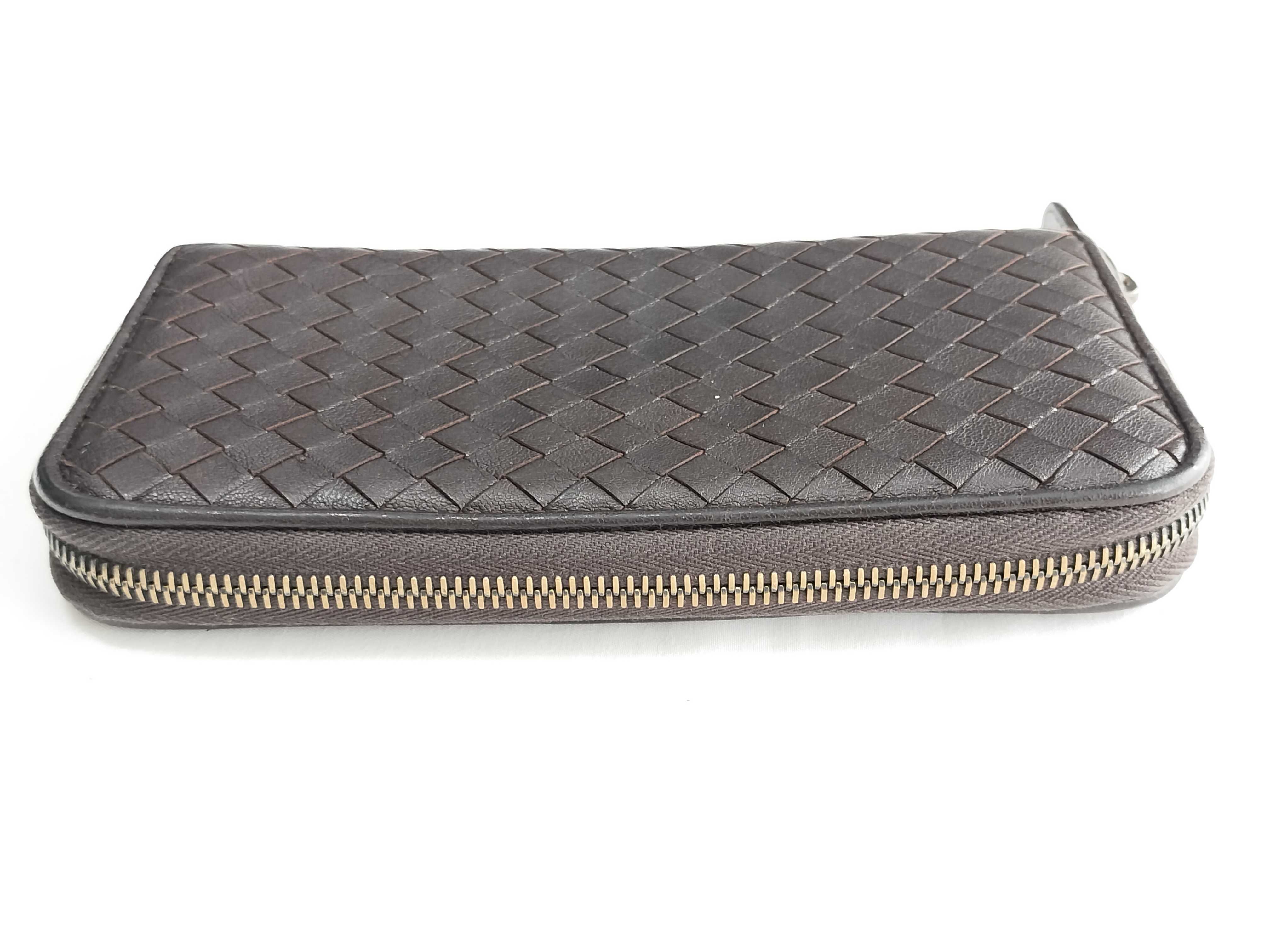 Intrecciato Wallet, Round Zip Long Wallet — view 6