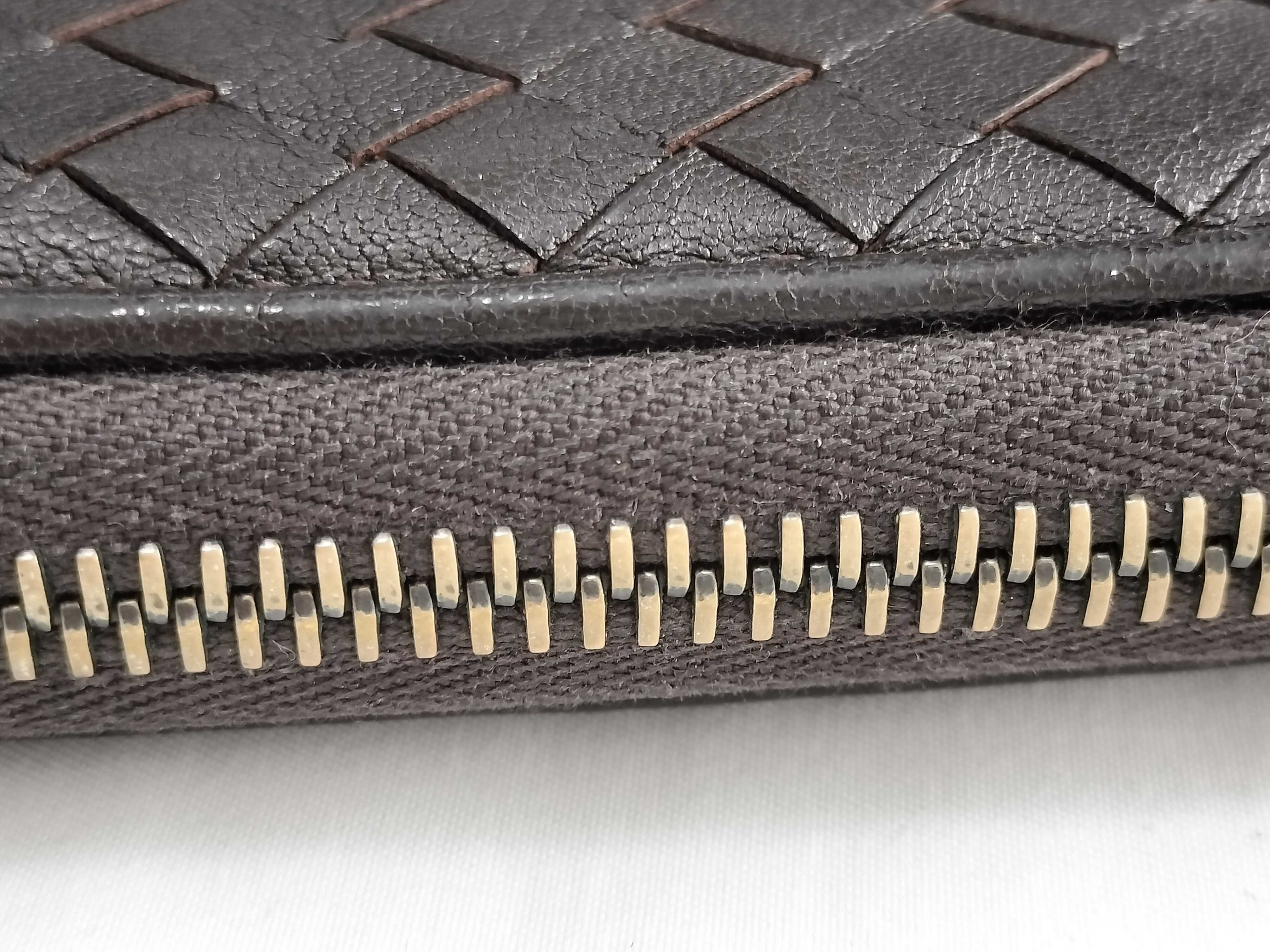 Intrecciato Wallet, Round Zip Long Wallet — view 8