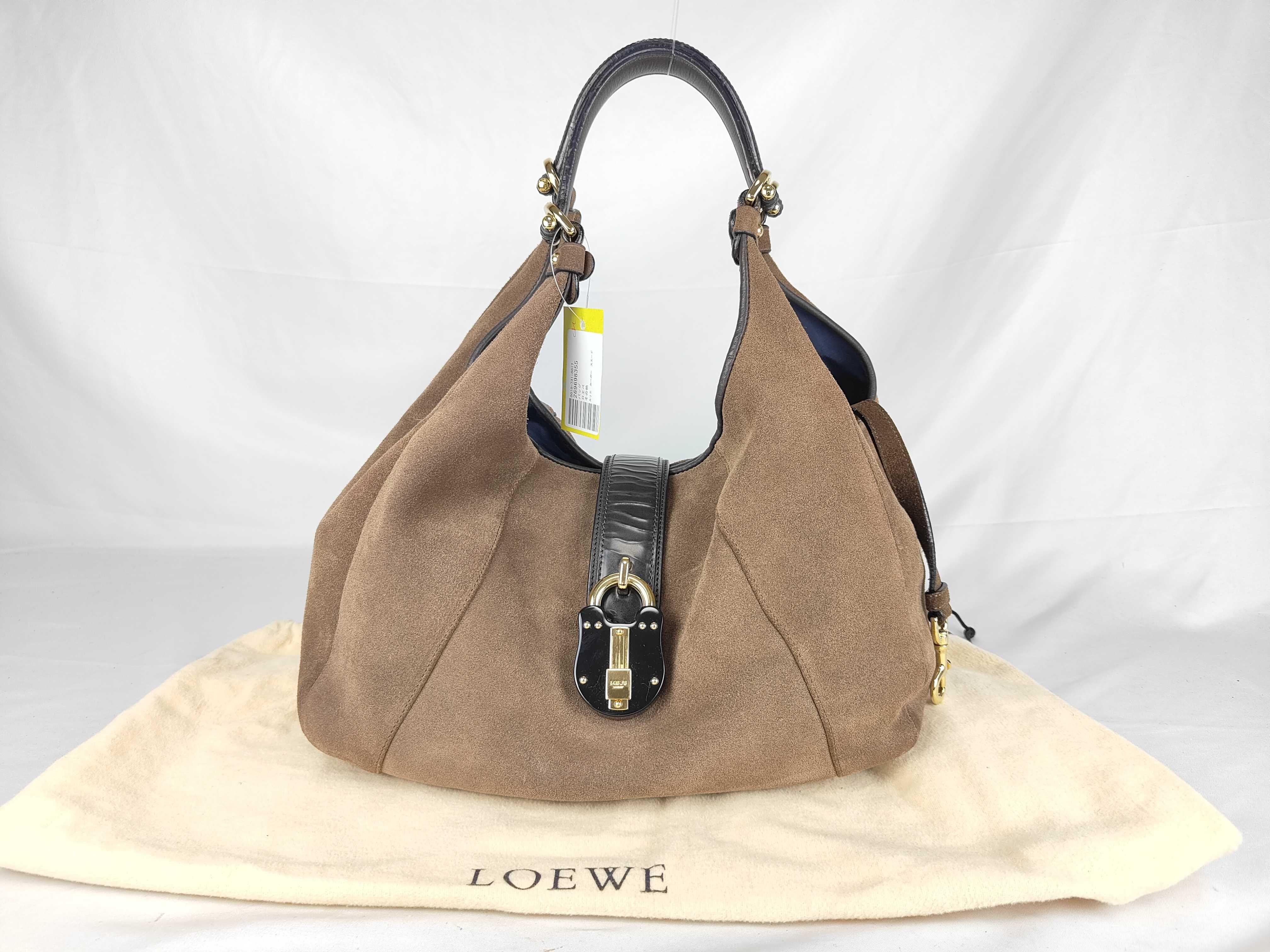 Callie Hobo Suede Tote Bag