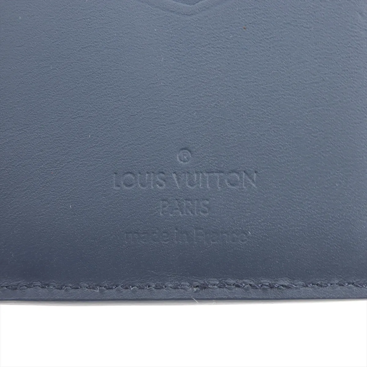 LV Aerogram Organizer de Poche Model Number Navy Card Case Initial M81730 RFID Reactive — view 8