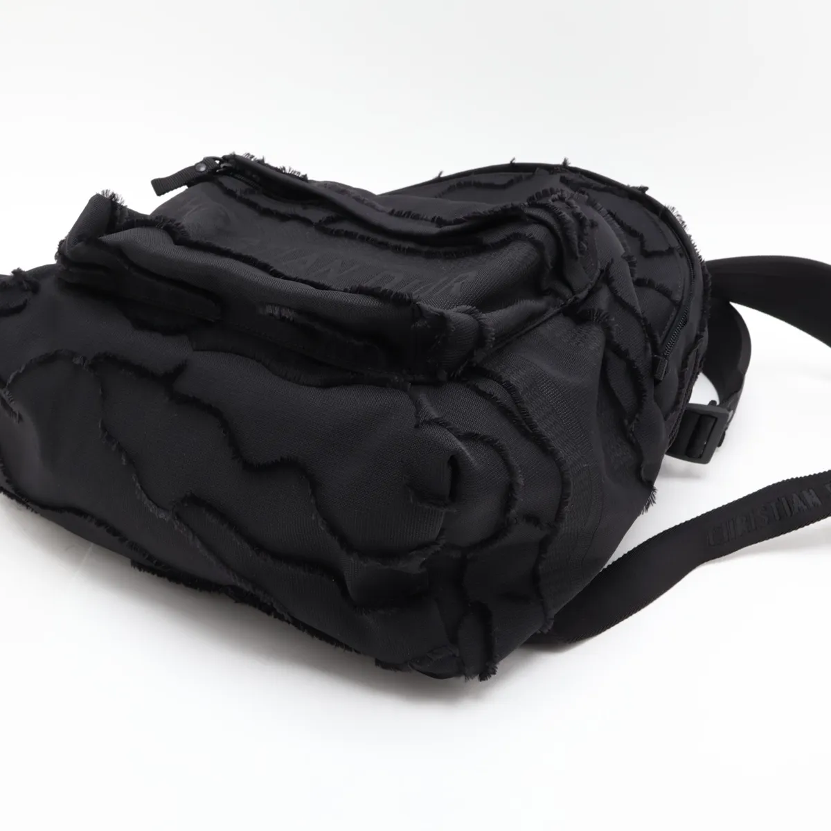 Logo Nylon Backpack/Rucksack, Black — view 3