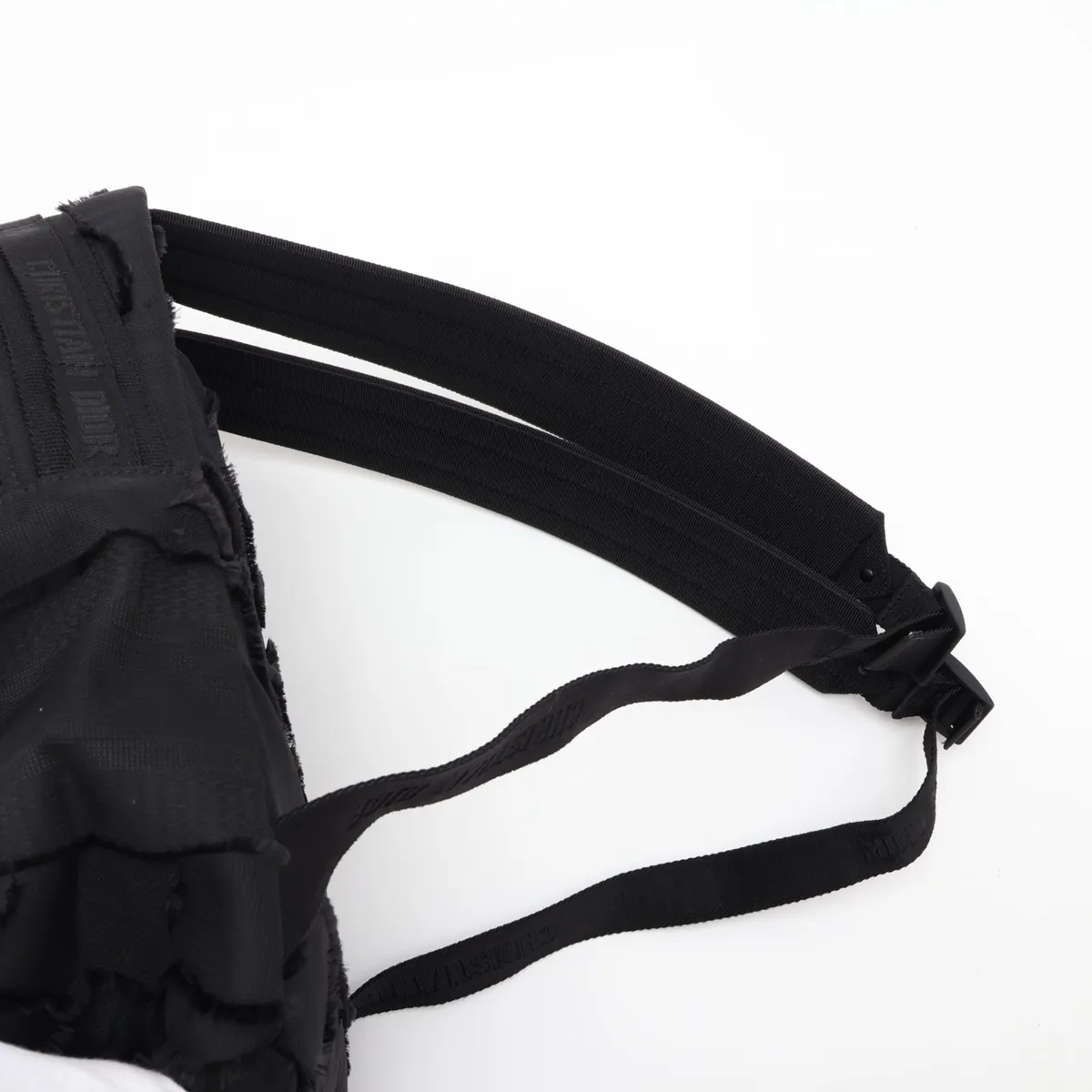 Logo Nylon Backpack/Rucksack, Black — view 6