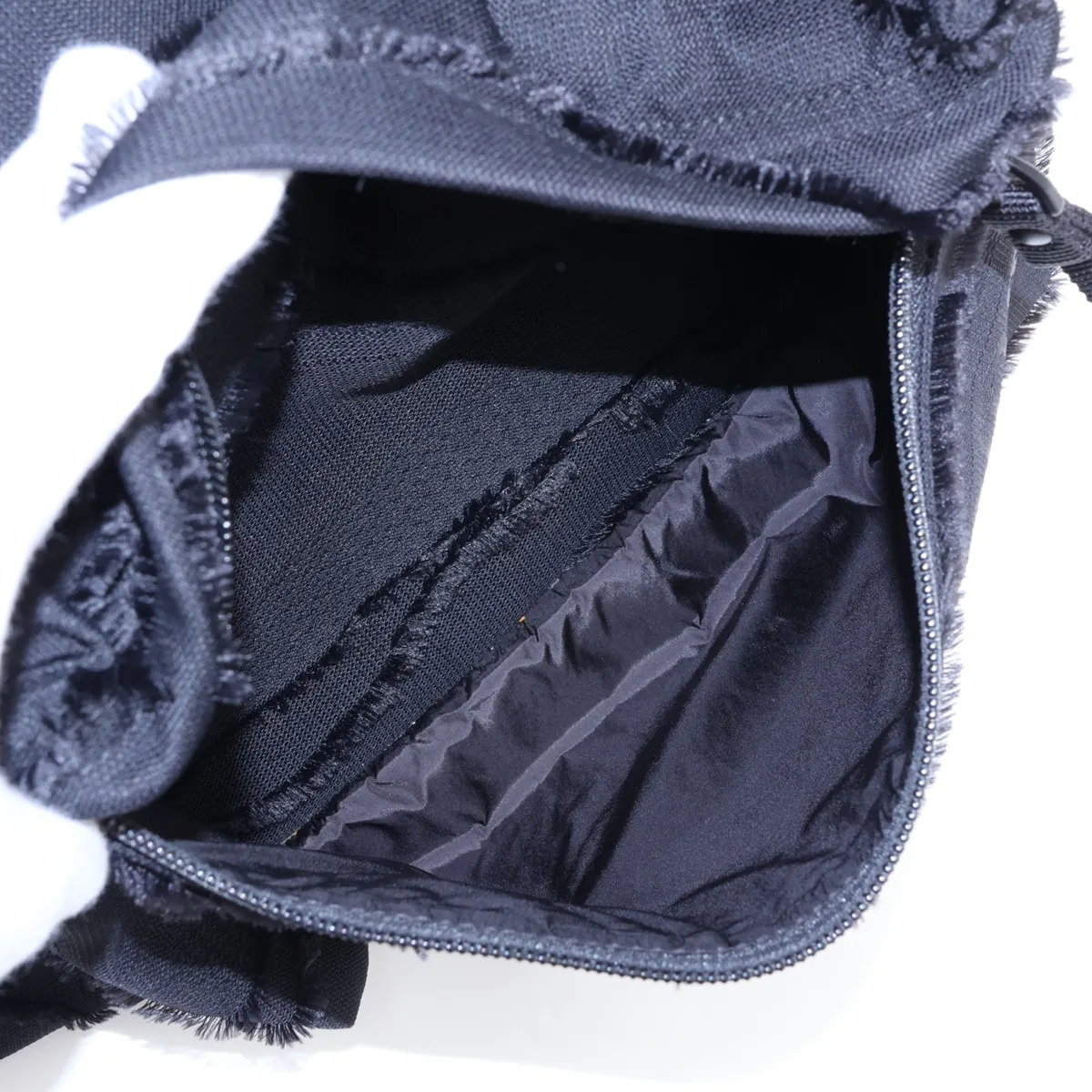 Logo Nylon Backpack/Rucksack, Black — view 8