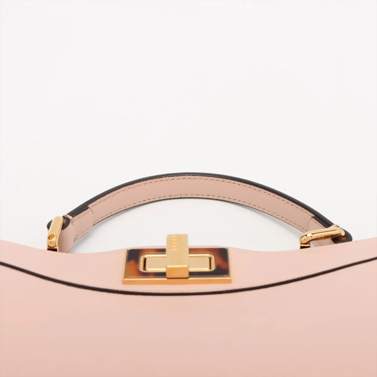 Peekaboo I.U Small Leather 2-Way Handbag, Pink, 8BN327 — view 6