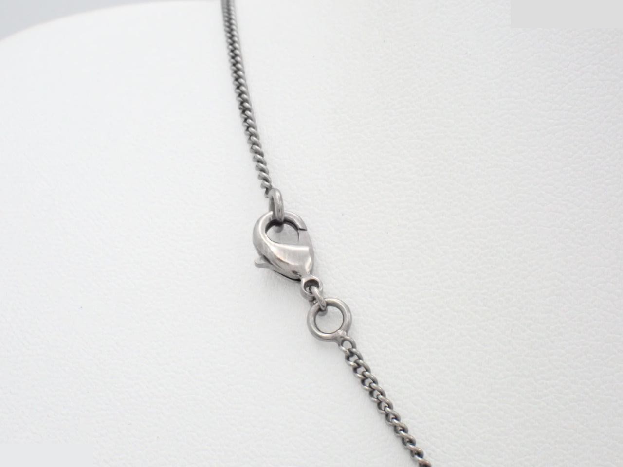 necklace, B11A, heart design, chain approximately 64cm. — view 2