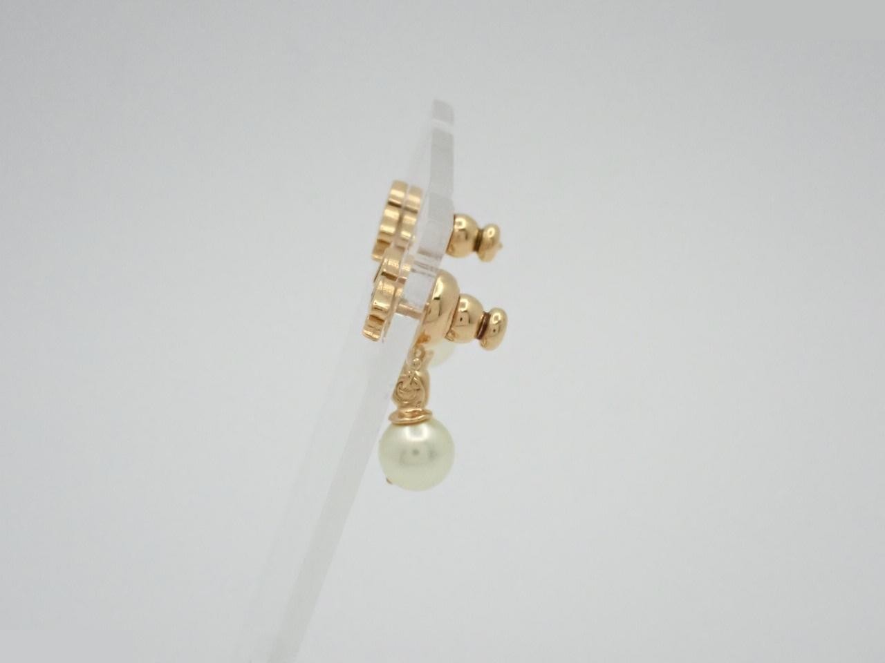 Gold earrings — view 3