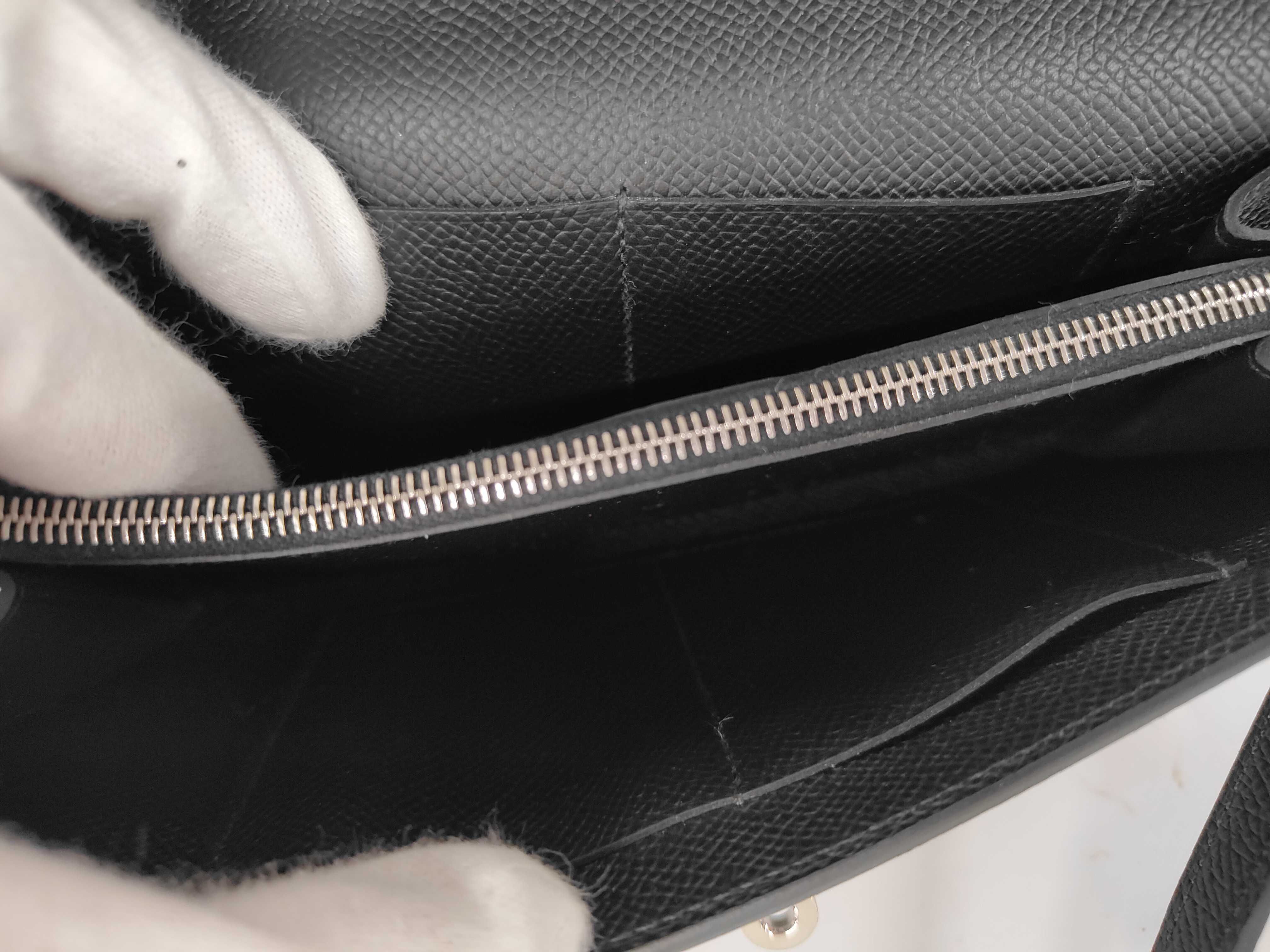 Kelly Wallet To Go, Veau Epsom leather, silver hardware, K: 2025 model year wallet — view 5