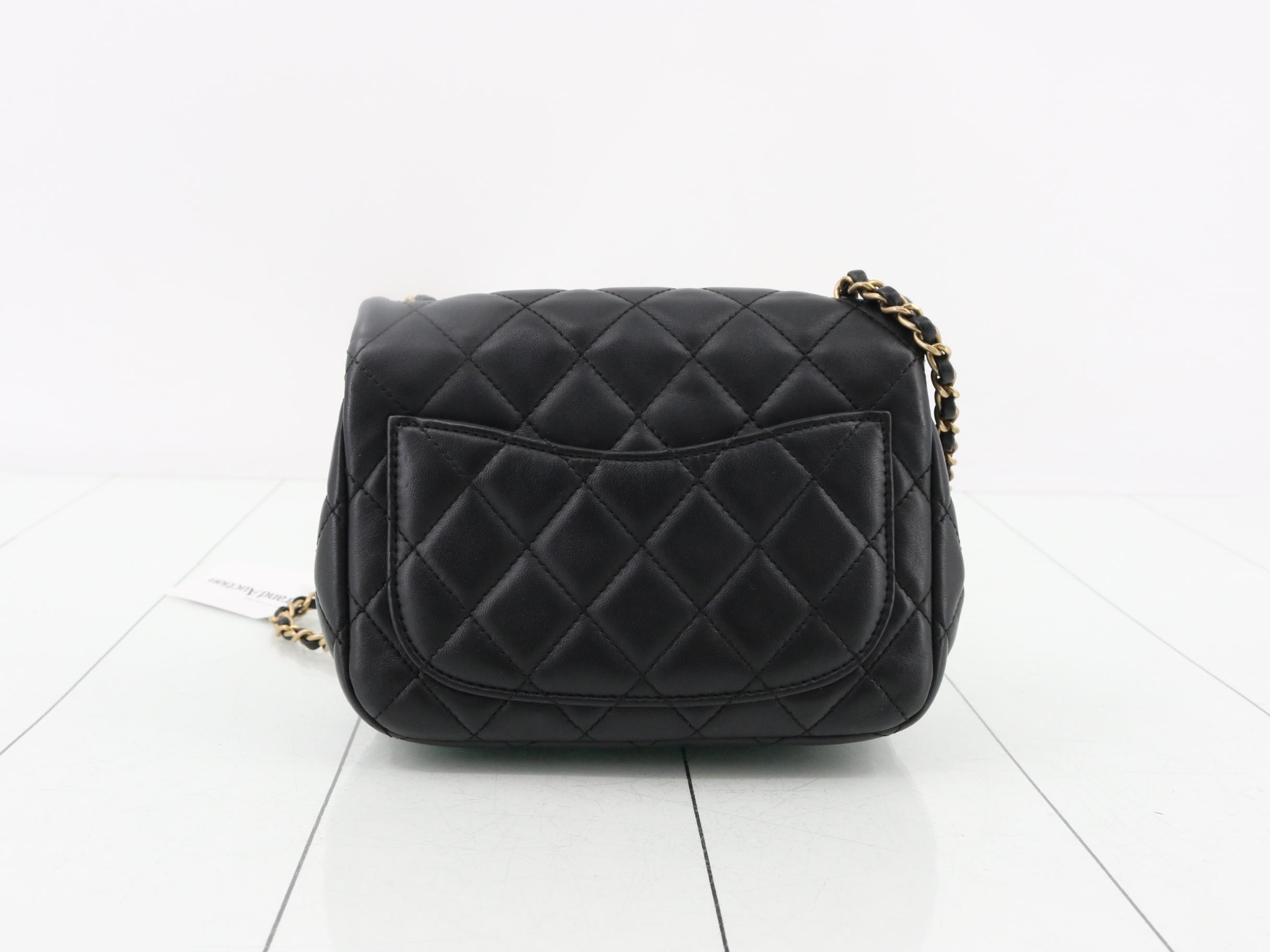 Matelassé Leather Turnlock Chain Shoulder Bag — view 2
