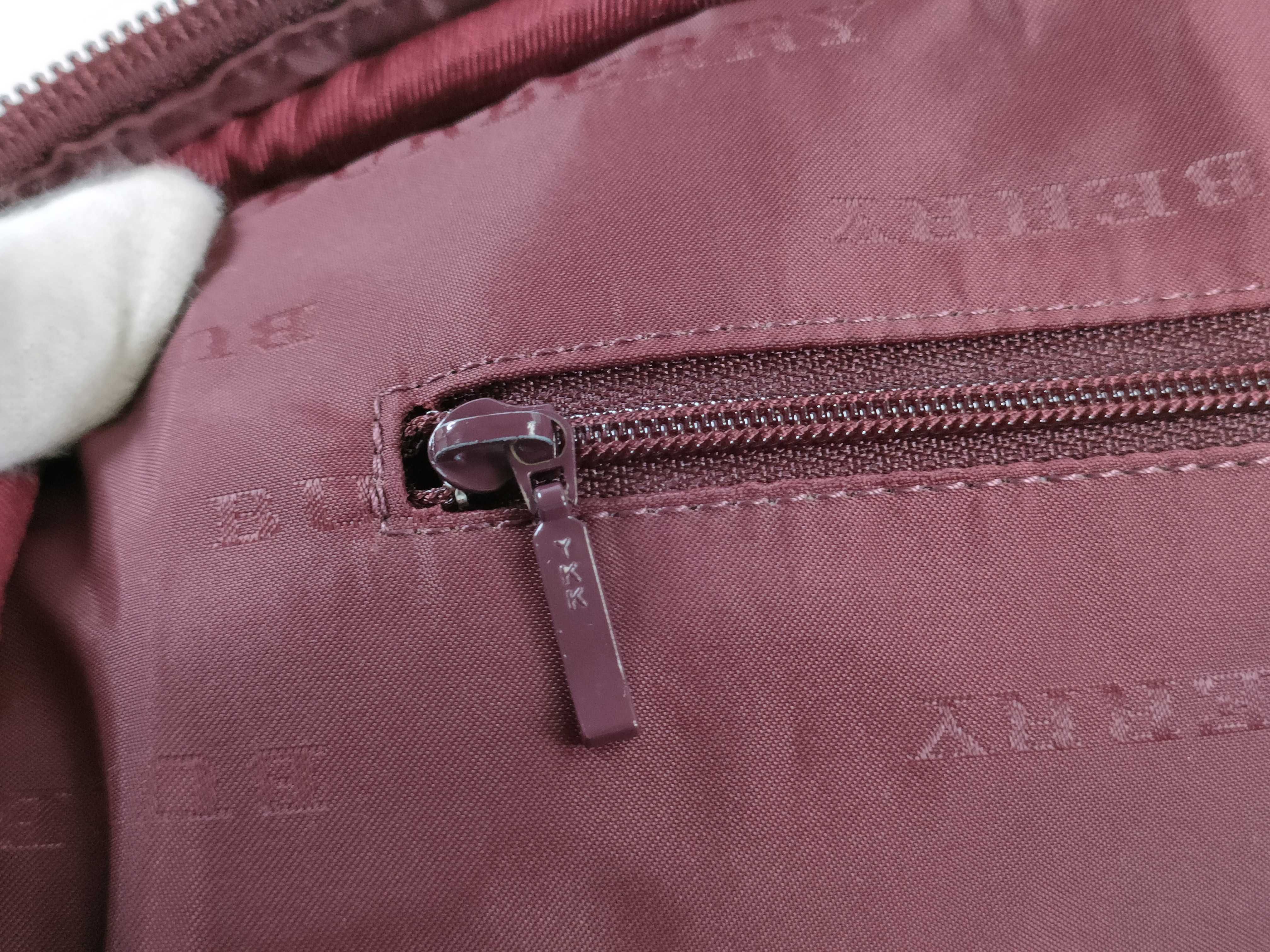 handbag, velvet, burgundy. — view 12