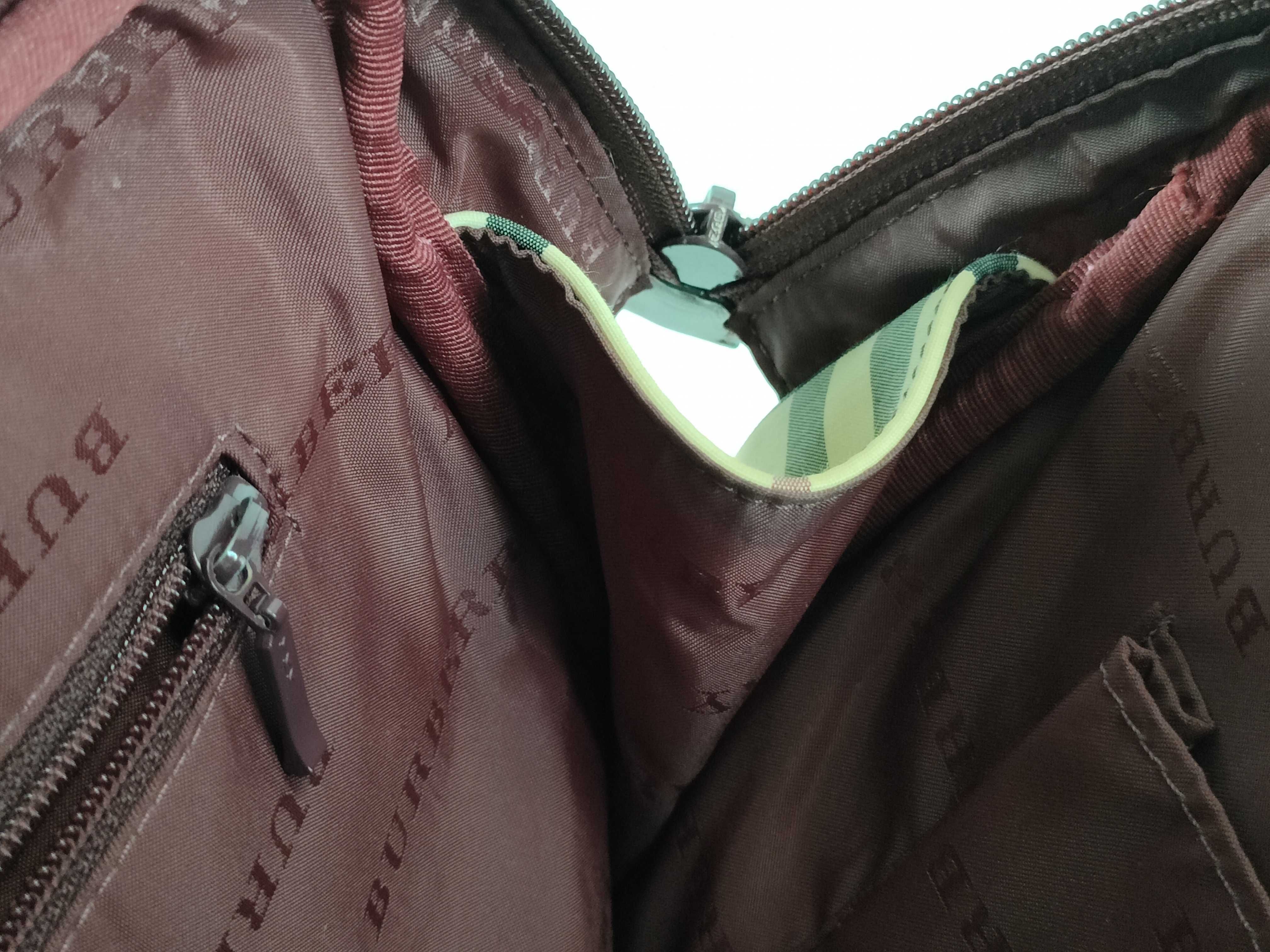 handbag, velvet, burgundy. — view 14