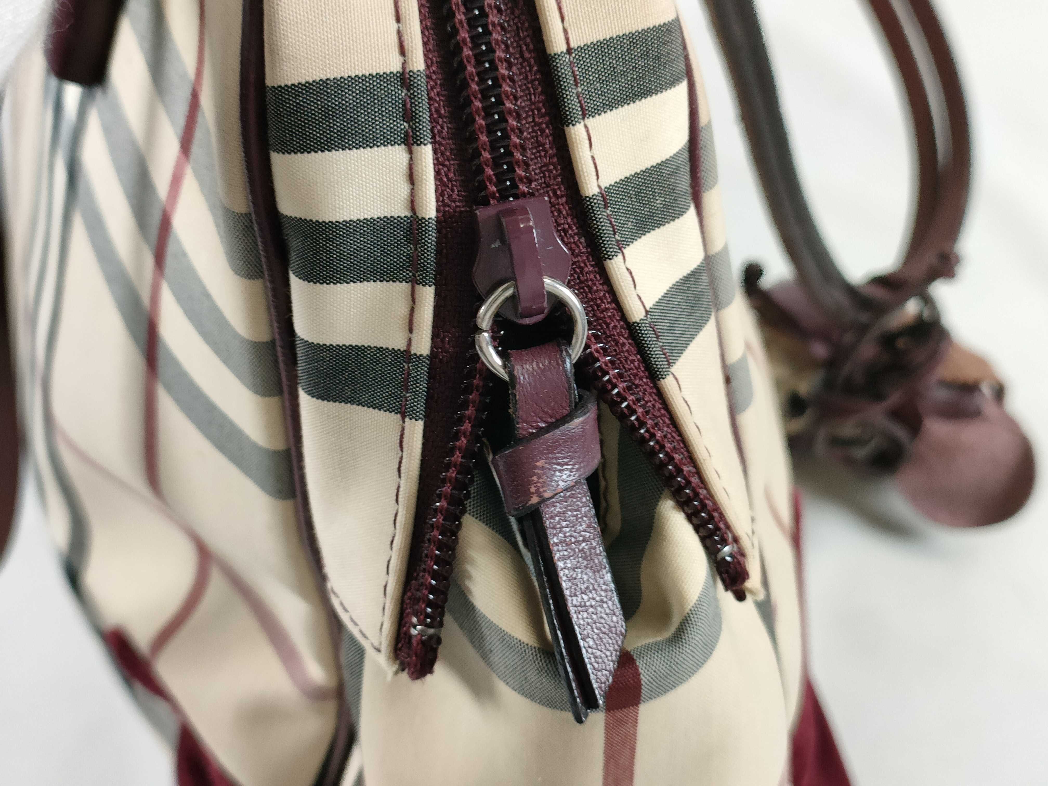 handbag, velvet, burgundy. — view 8