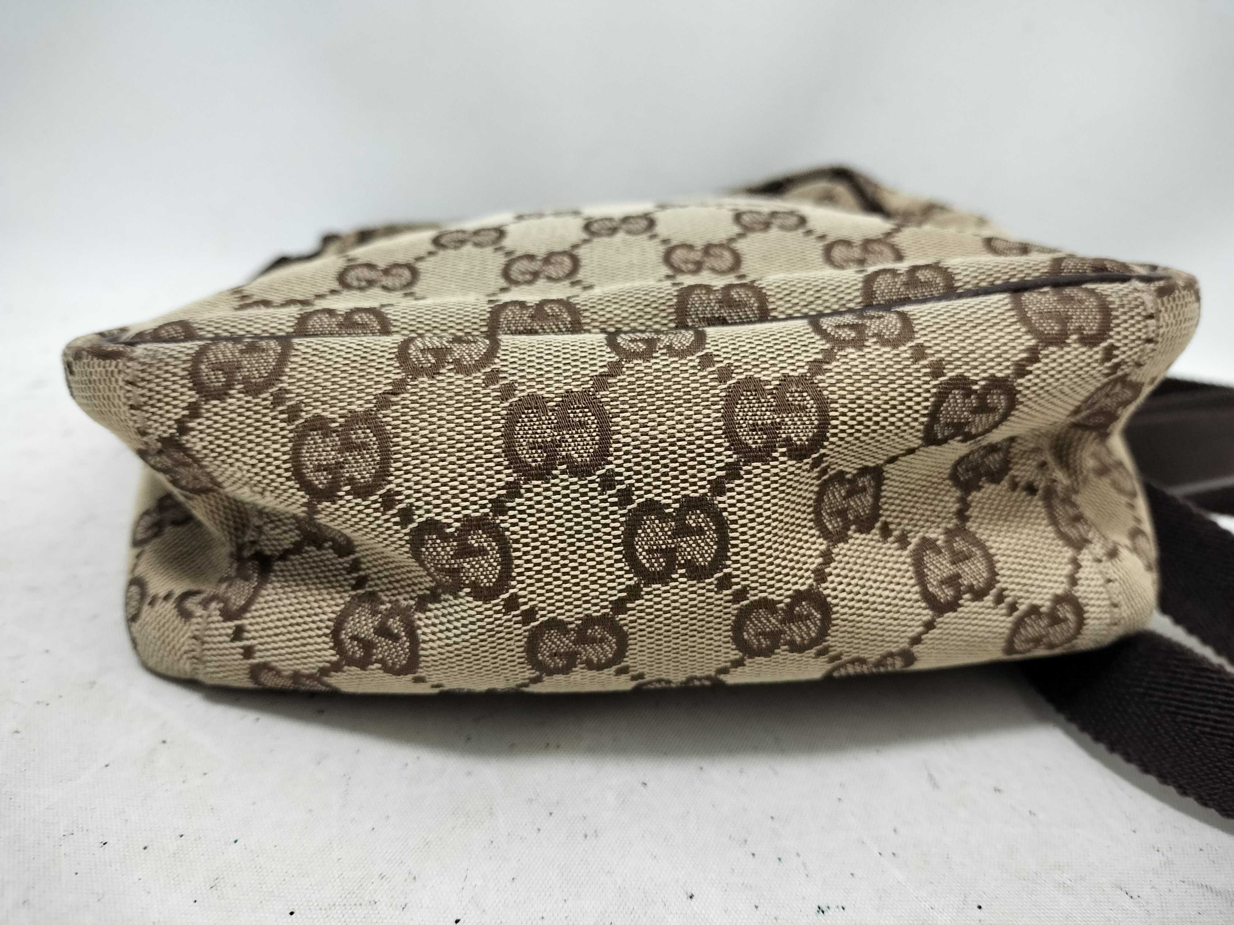 GG Canvas Shoulder Bag, Brown GG Canvas Shoulder Bag — view 8