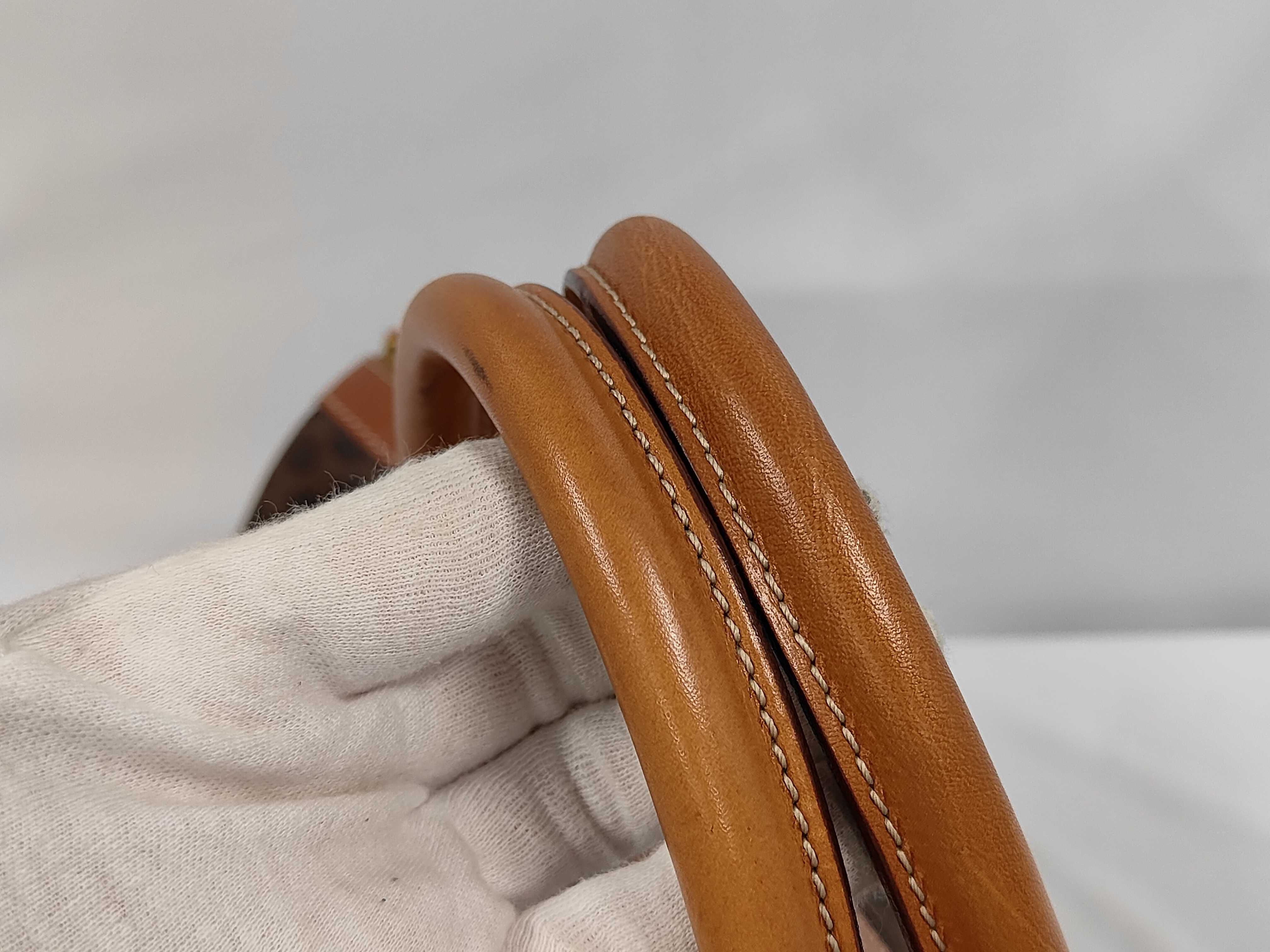 Brown Macadam Pattern Mini Boston Bag Handbag — view 5