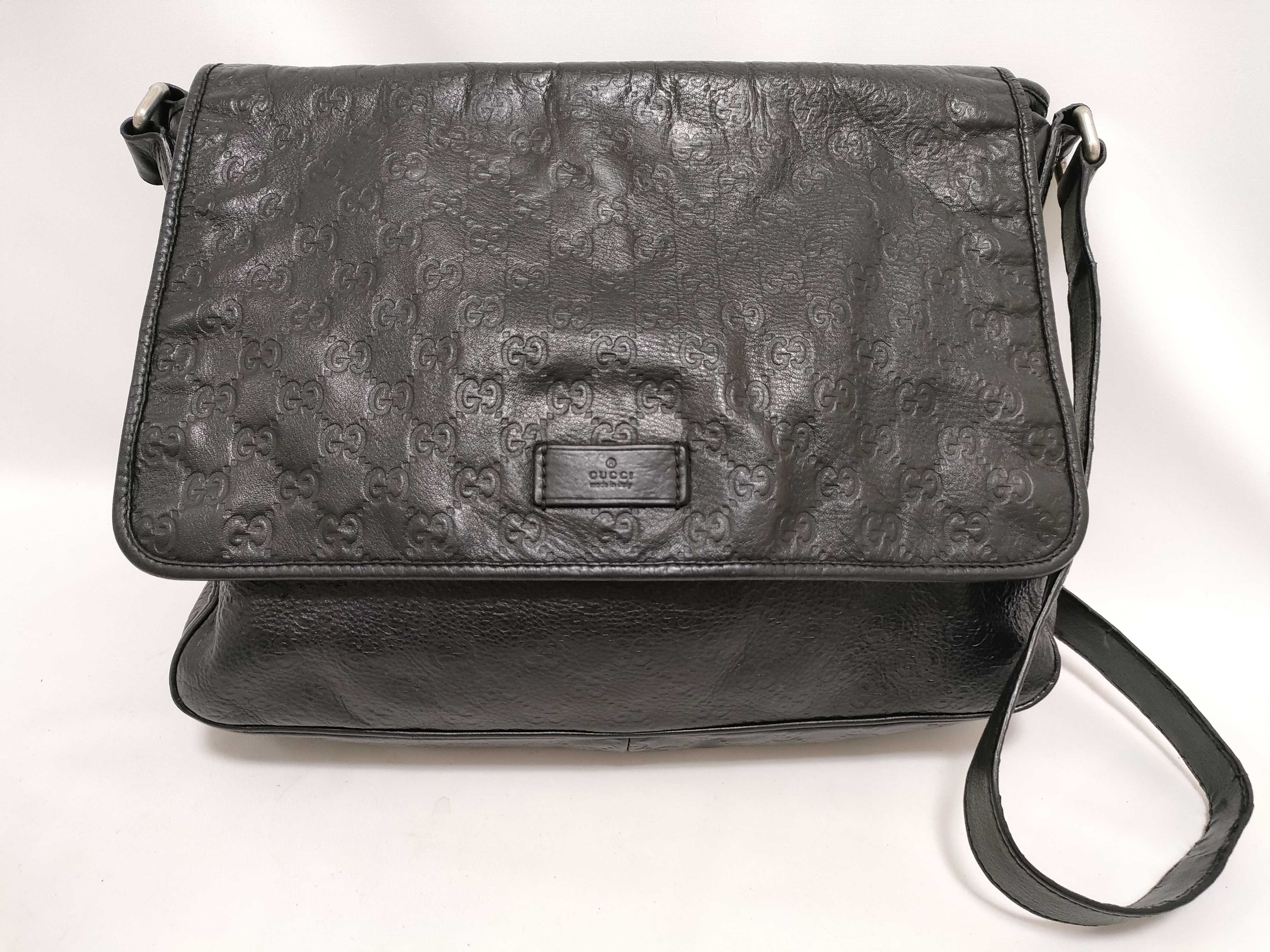Guccissima Leather Shoulder Bag Messenger Bag Serial Shoulder Bag