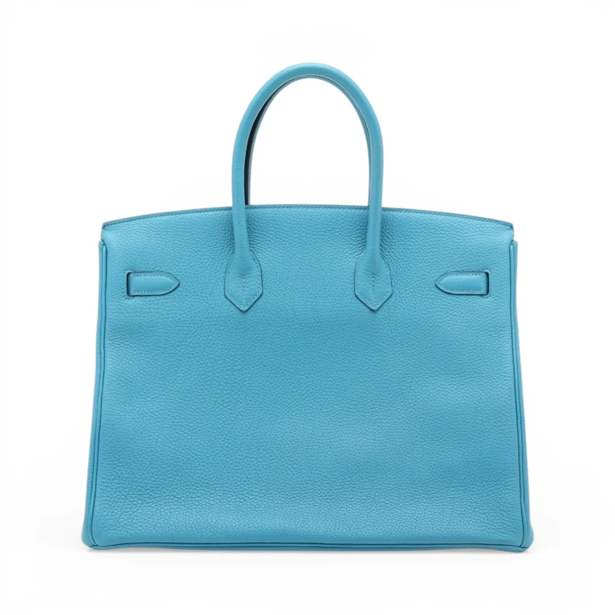 [Individually packaged] Hermes Birkin 35 Letournée Togo Turquoise Gold Hardware Q: 2013 — view 2