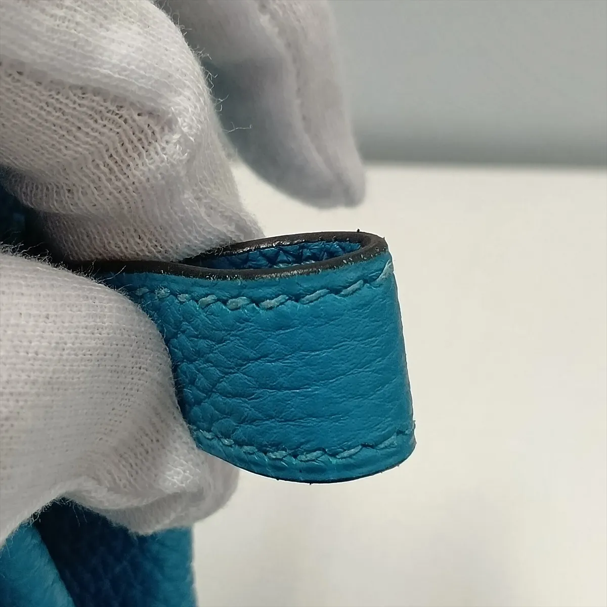 [Individually packaged] Hermes Birkin 35 Letournée Togo Turquoise Gold Hardware Q: 2013 — view 12