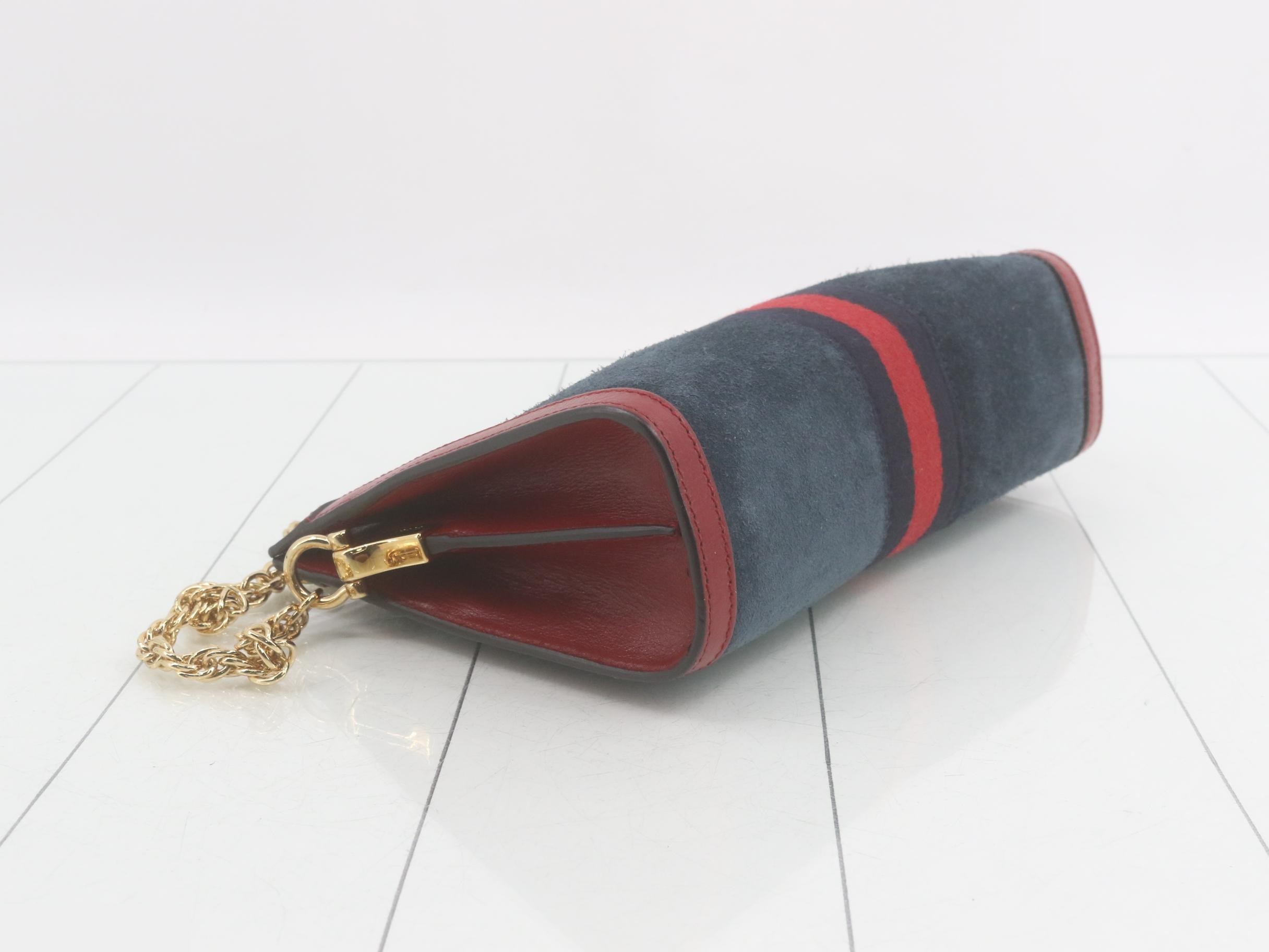 Shoulder bag, calfskin, red — view 5