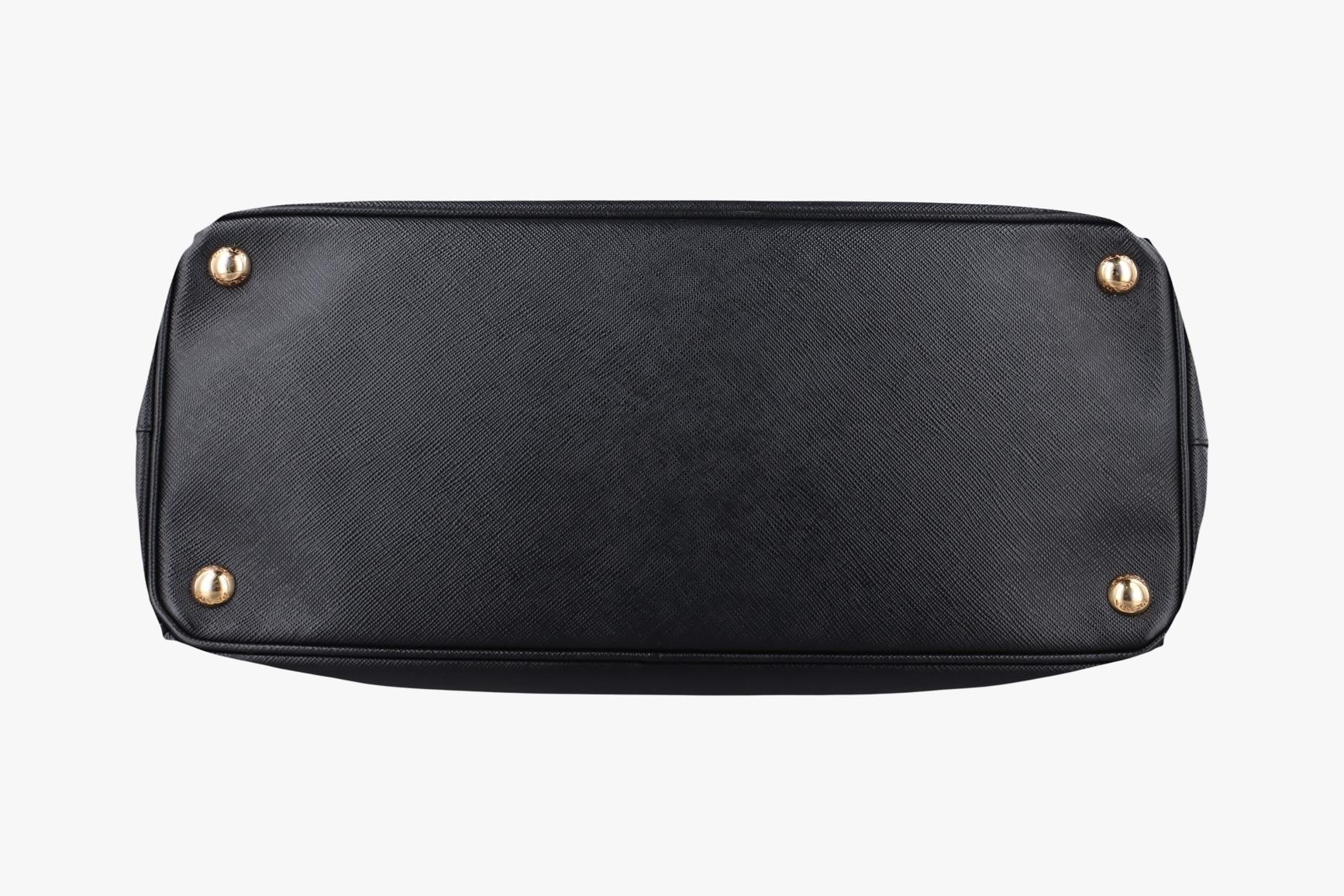 Galleria Saffiano Leather Black — view 3