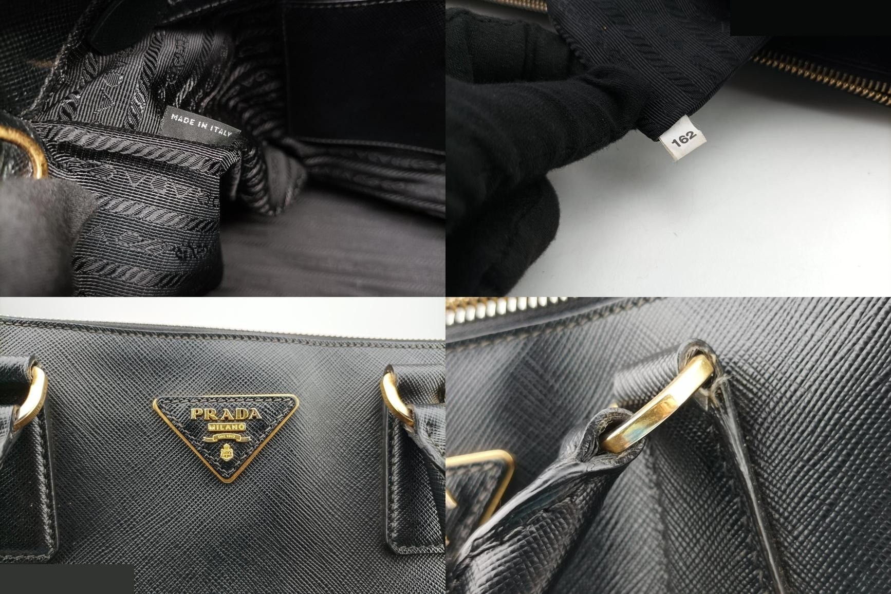 Galleria Saffiano Leather Black — view 8
