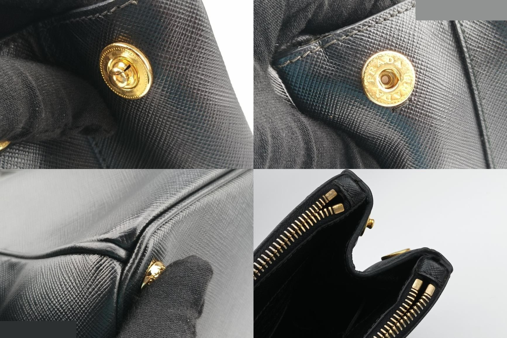 Galleria Saffiano Leather Black — view 9
