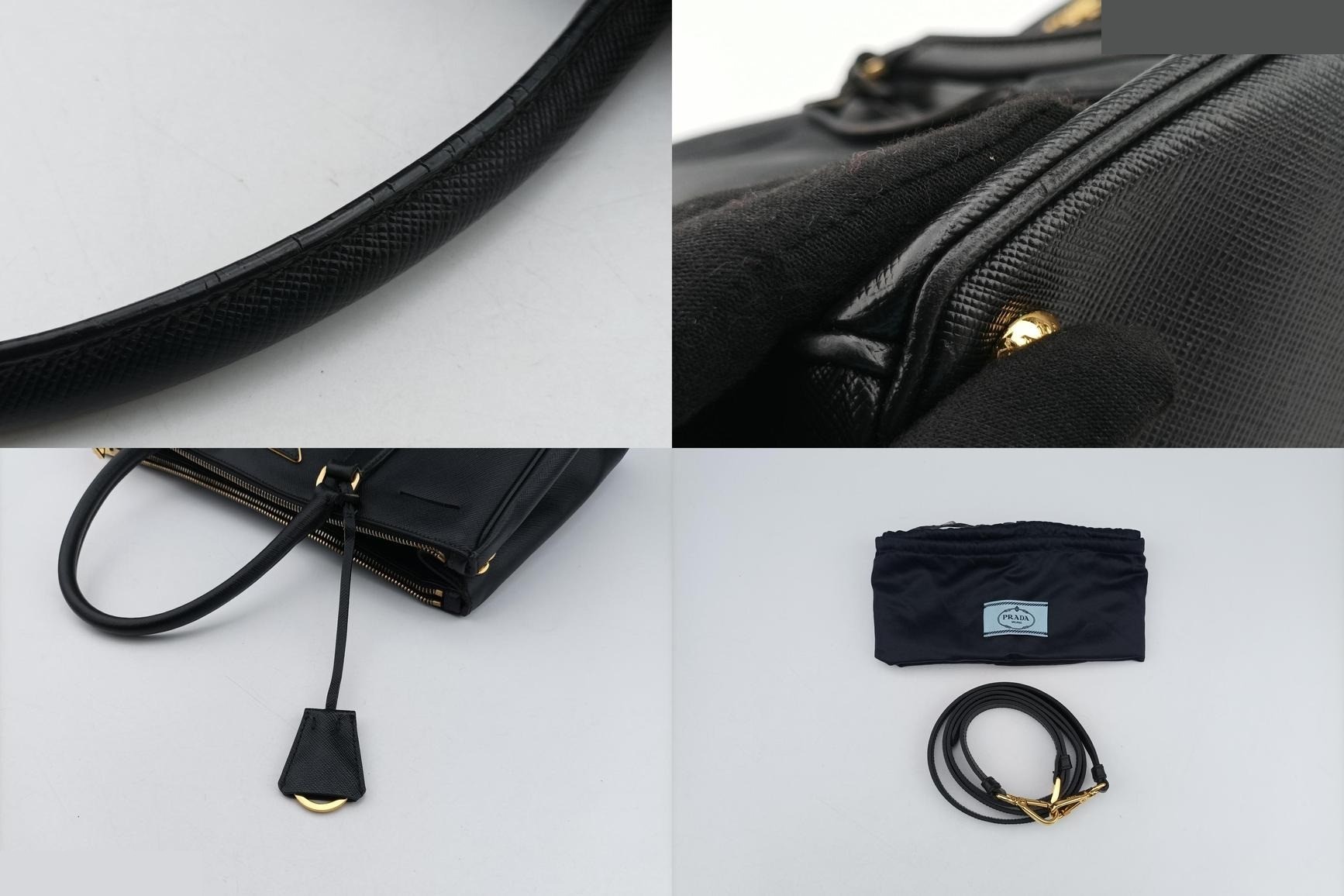 Galleria Saffiano Leather Black — view 10