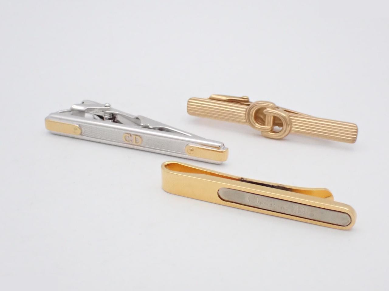 tie clips, set of 3