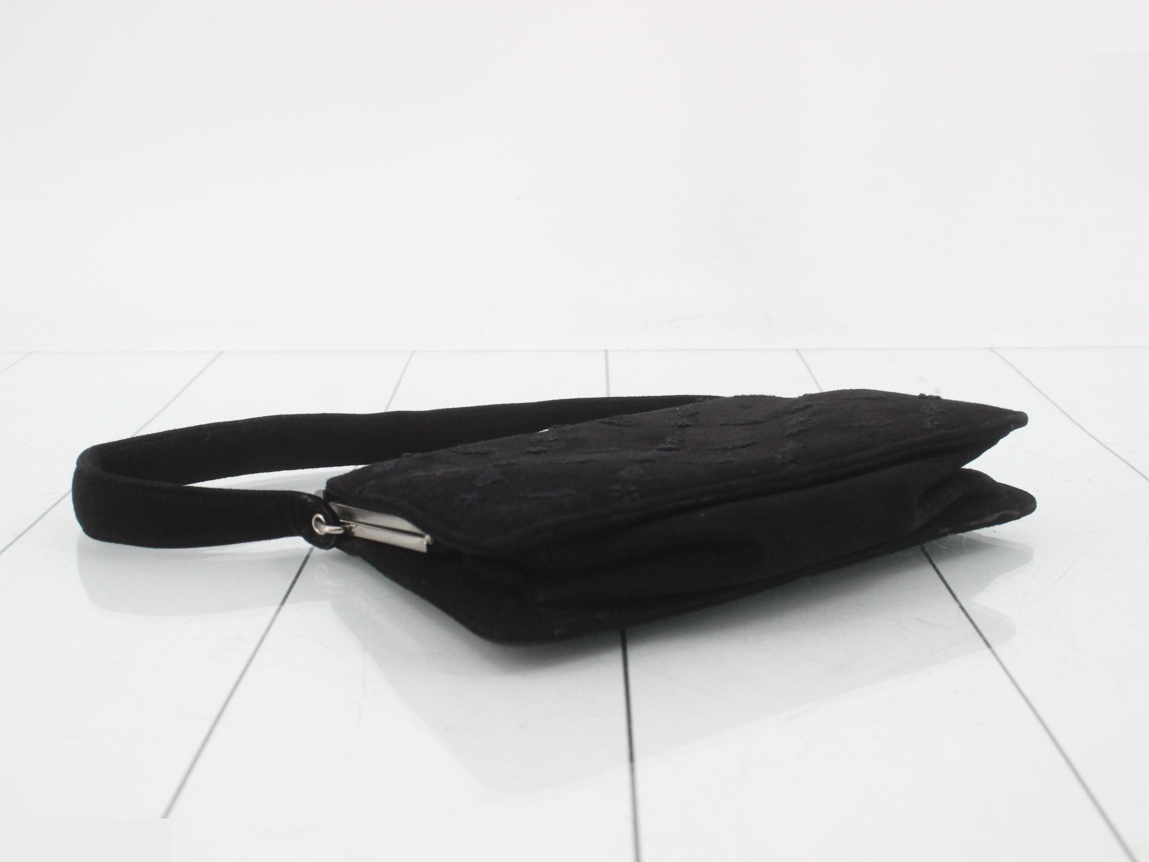 Suede embroidered handbag — view 5