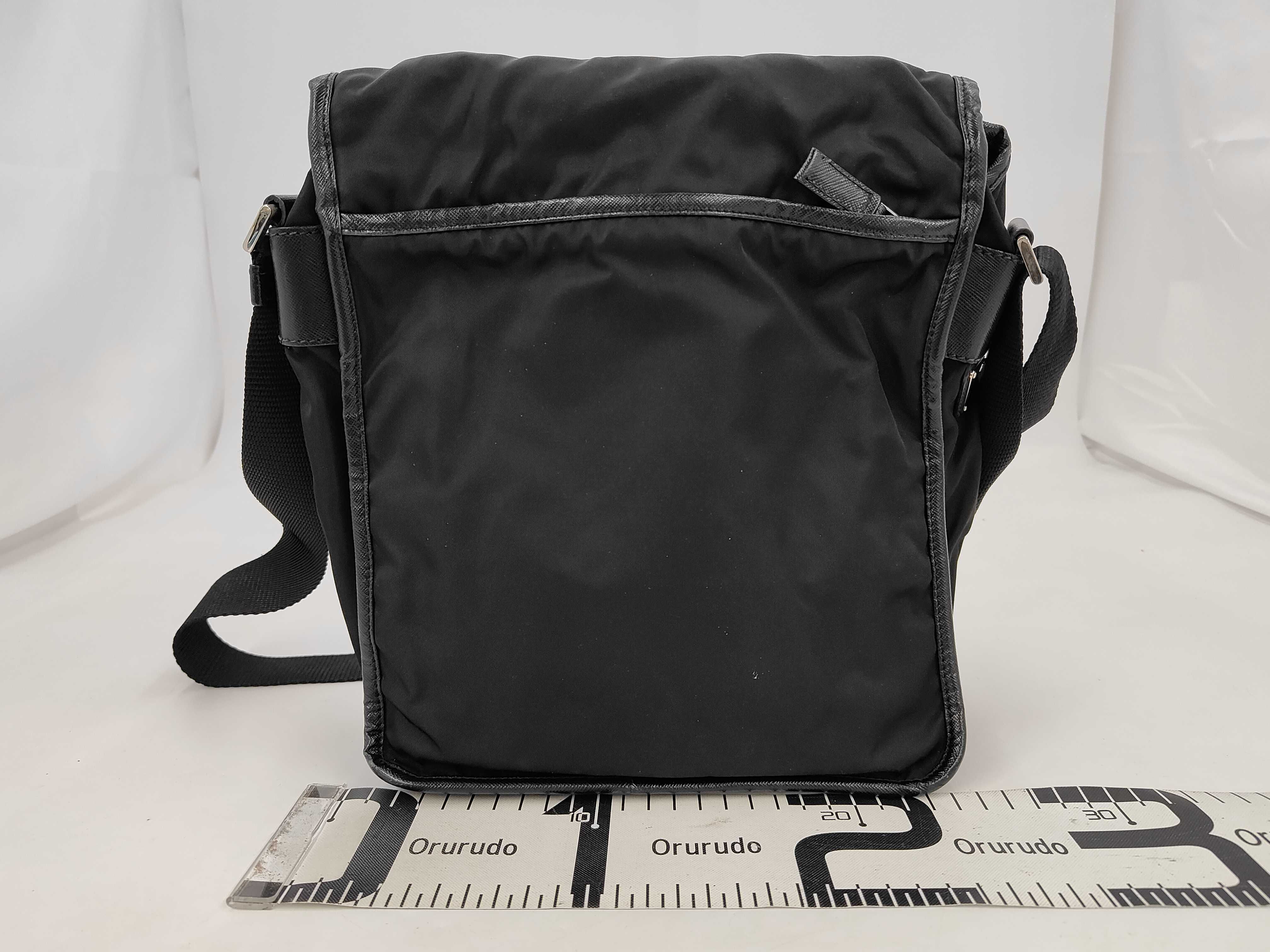Triangle Logo Nylon Shoulder Bag — view 2