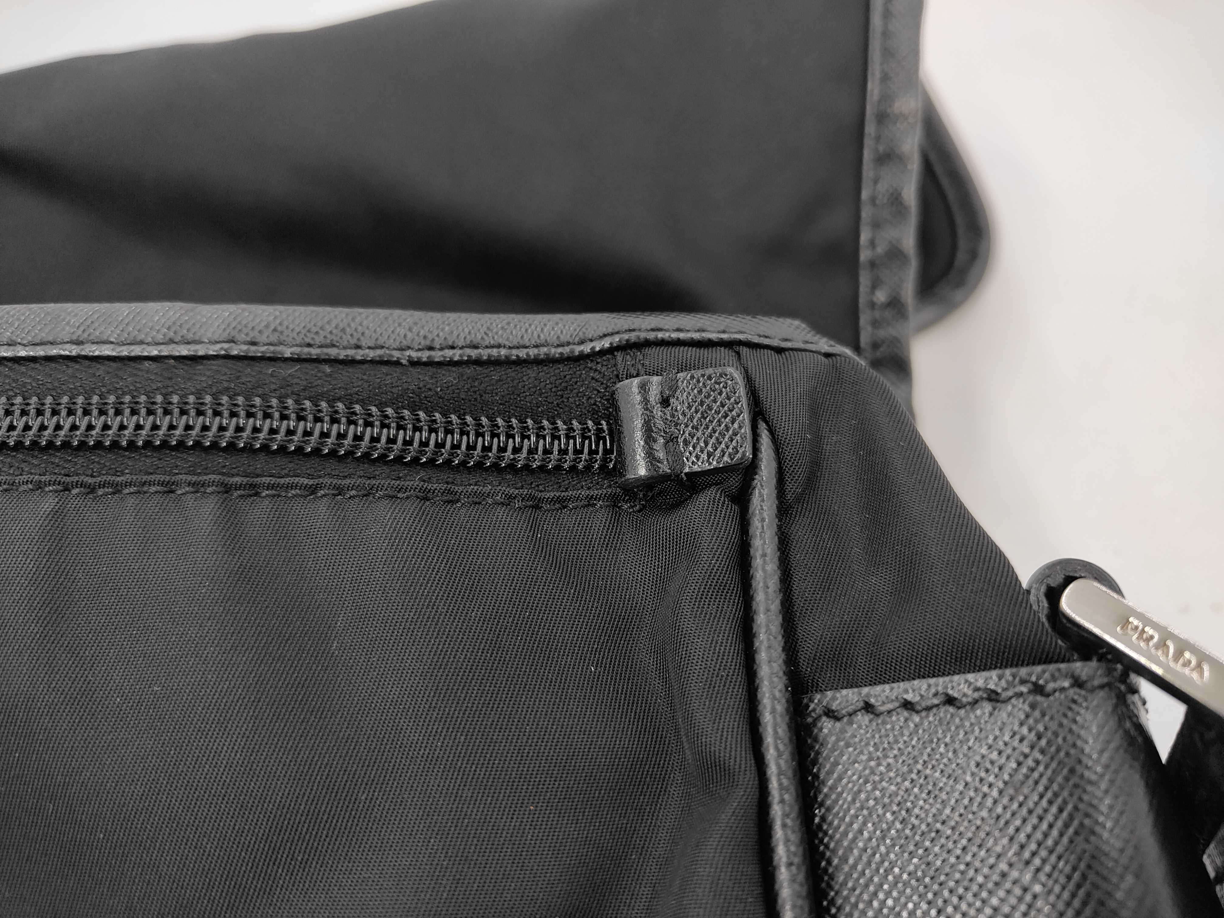 Triangle Logo Nylon Shoulder Bag — view 11