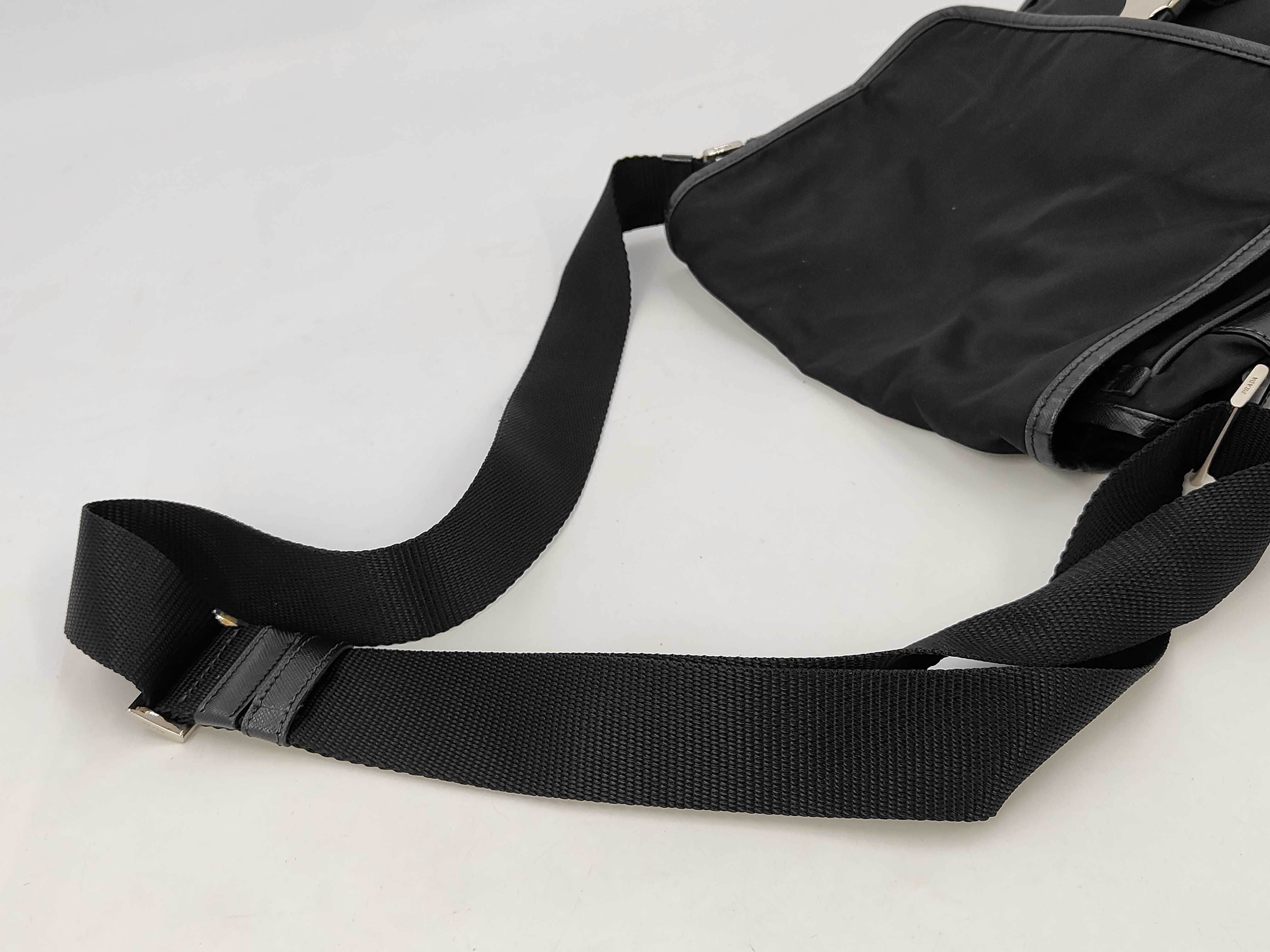 Triangle Logo Nylon Shoulder Bag — view 3