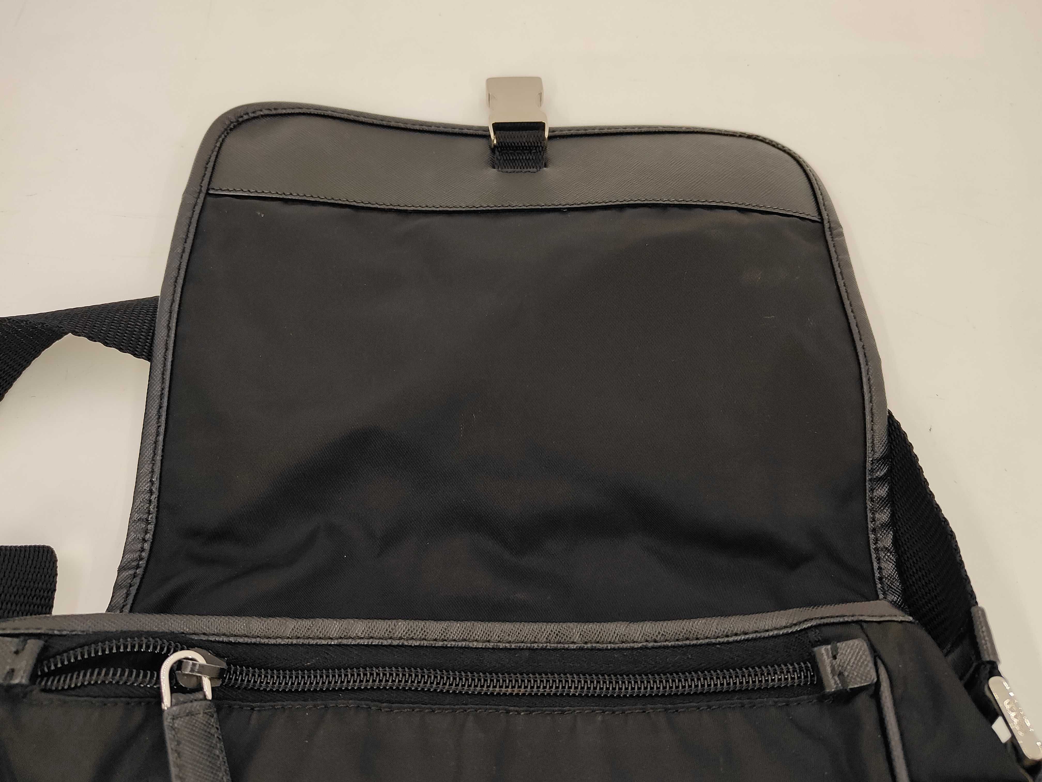 Triangle Logo Nylon Shoulder Bag — view 8