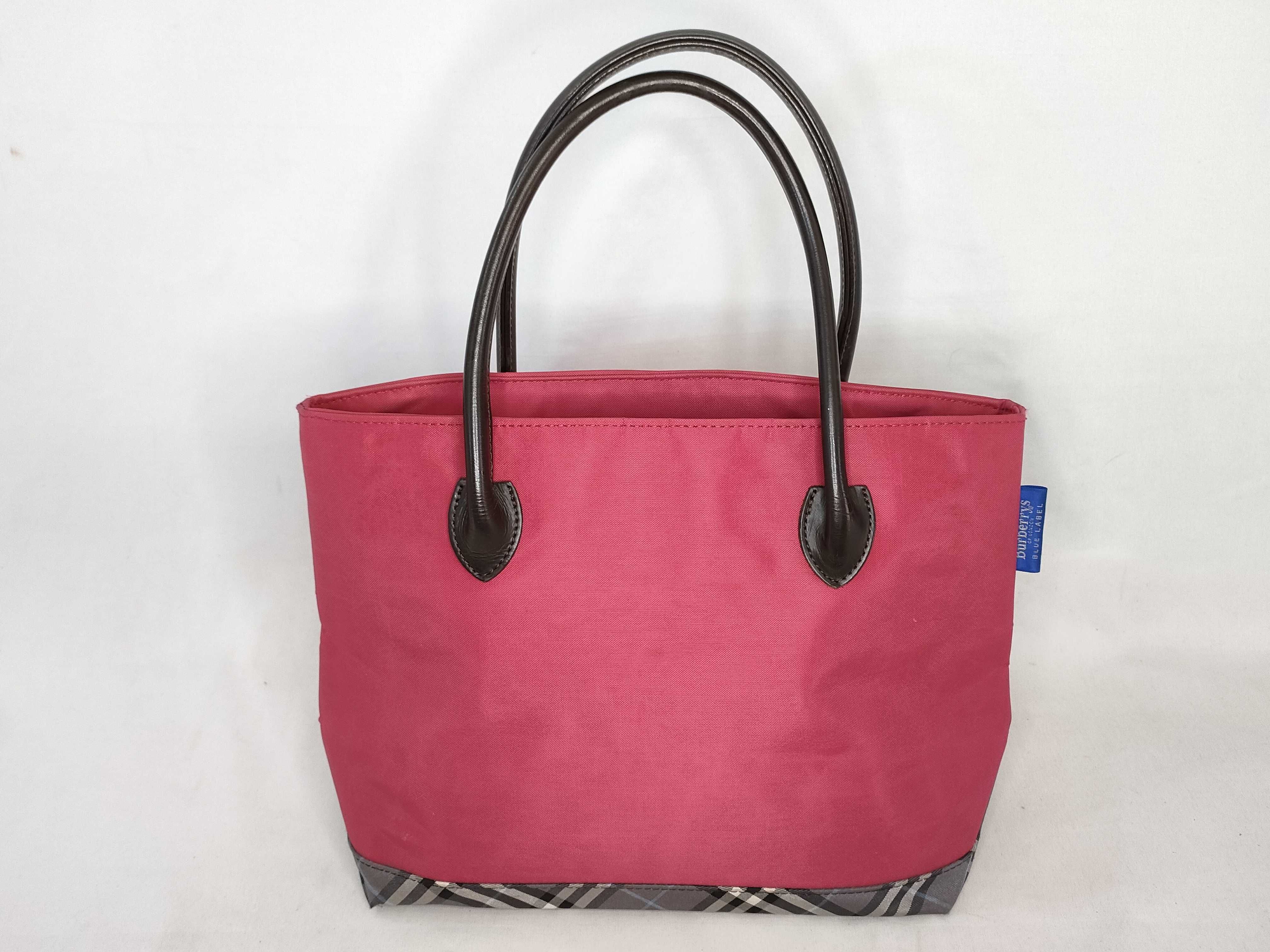Blue Label Burberrys Nylon Nova Check Handbag