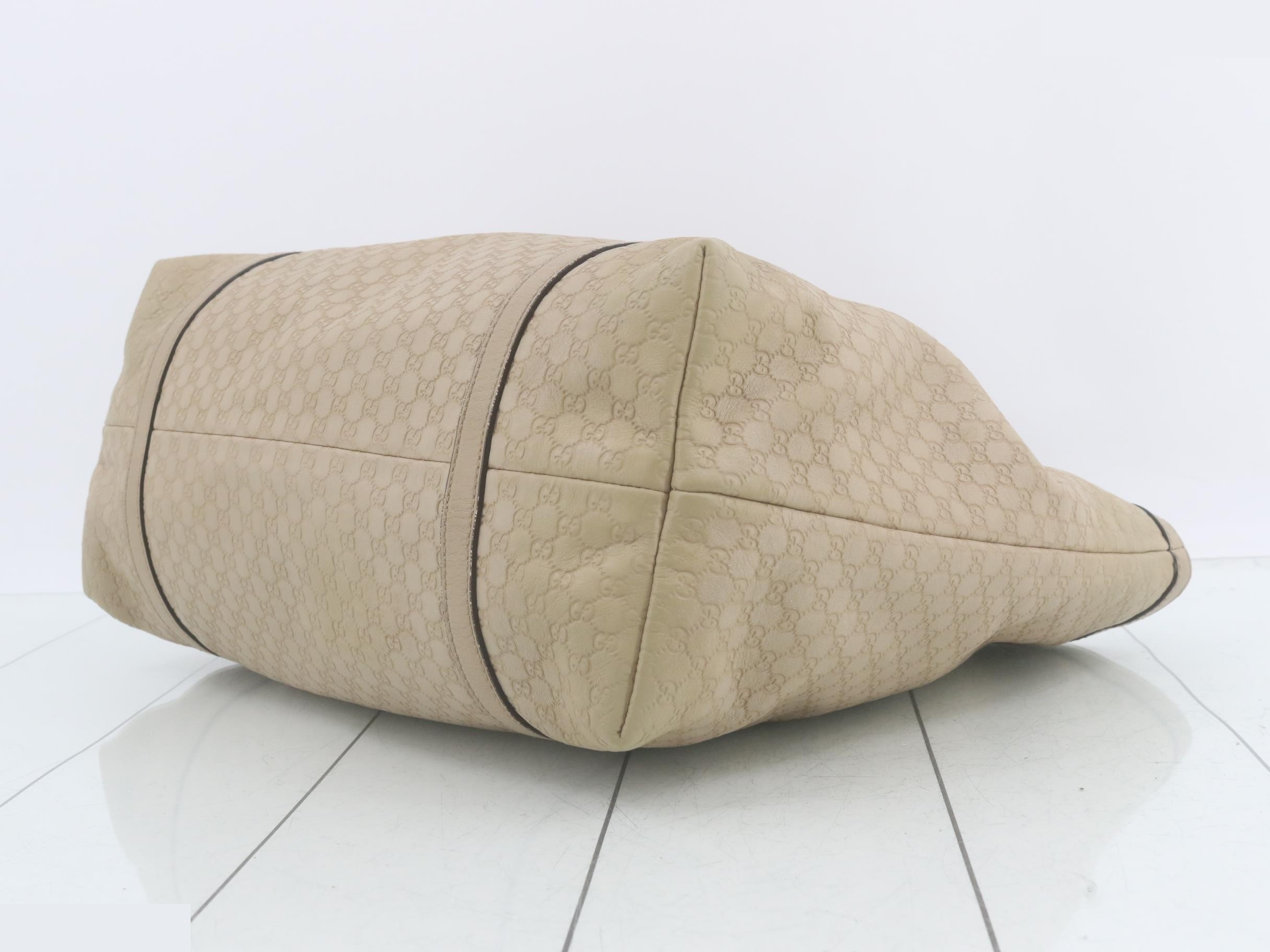 Micro Guccisima tote bag beige — view 6