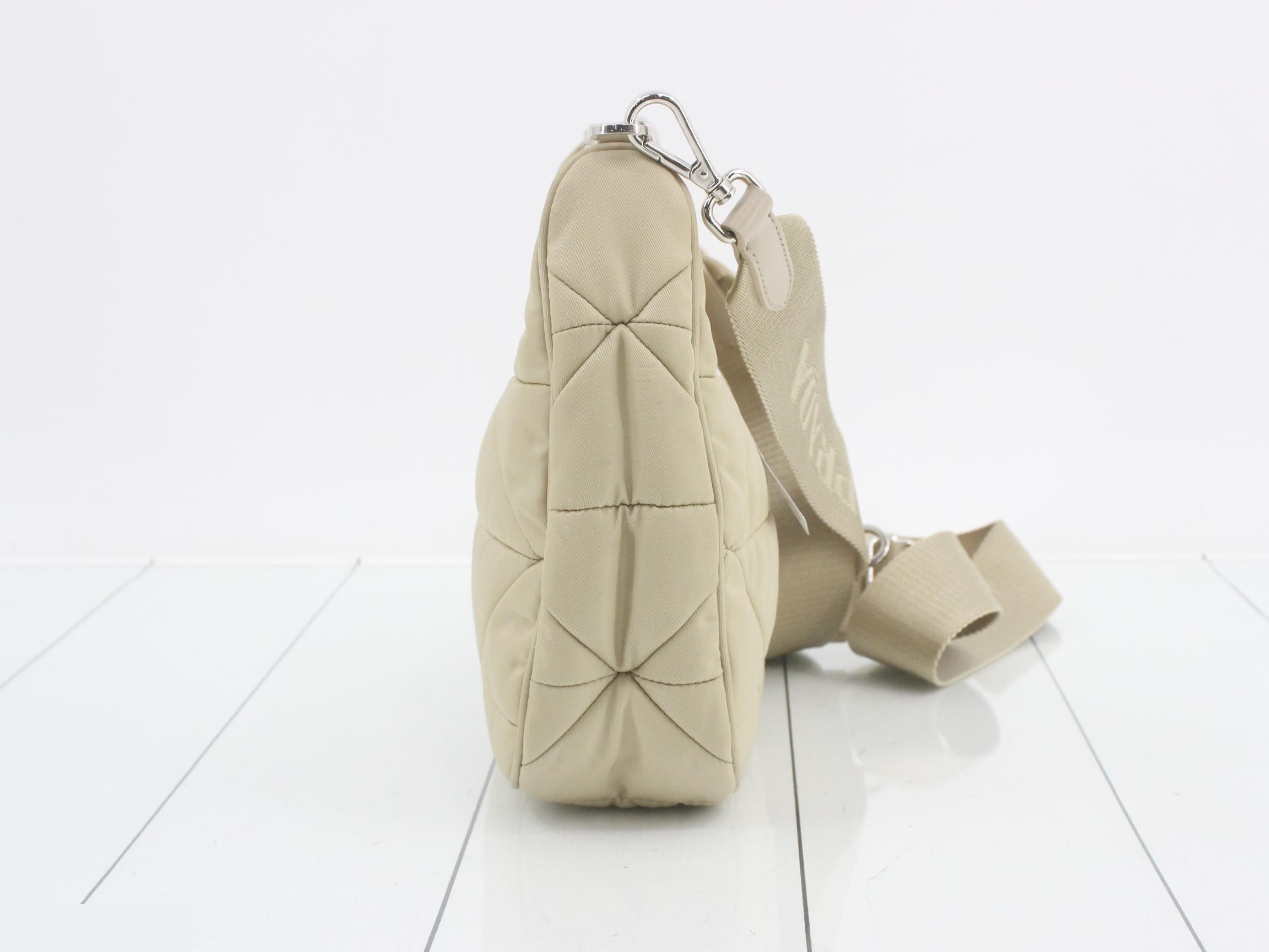 1BC151 Padded Re-Nylon Shoulder Bag — view 4